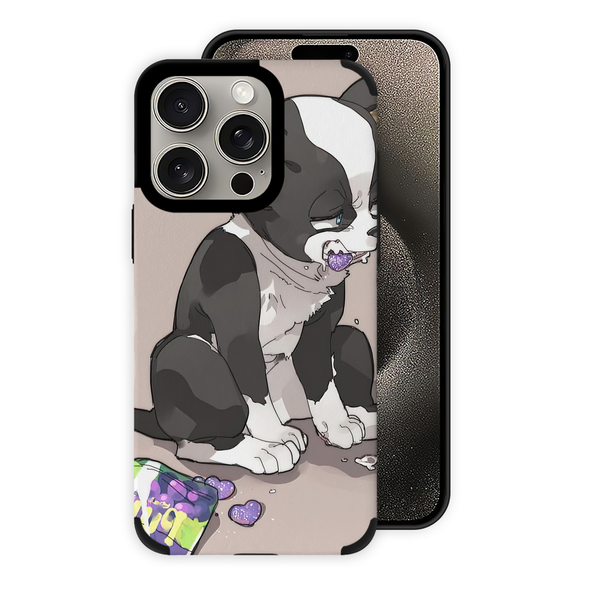 （画像用） ジョジョの奇妙な冒険 JoJo's Bizarre Adventure 【iPhone15ProMax対応】 PUレザー スマホケース 耐衝撃＆黄変防止