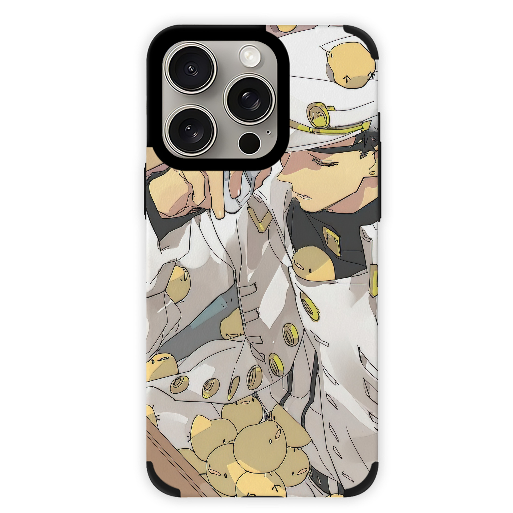 （画像用） ジョジョの奇妙な冒険 JoJo's Bizarre Adventure 【iPhone15ProMax対応】 PUレザー スマホケース 耐衝撃＆黄変防止