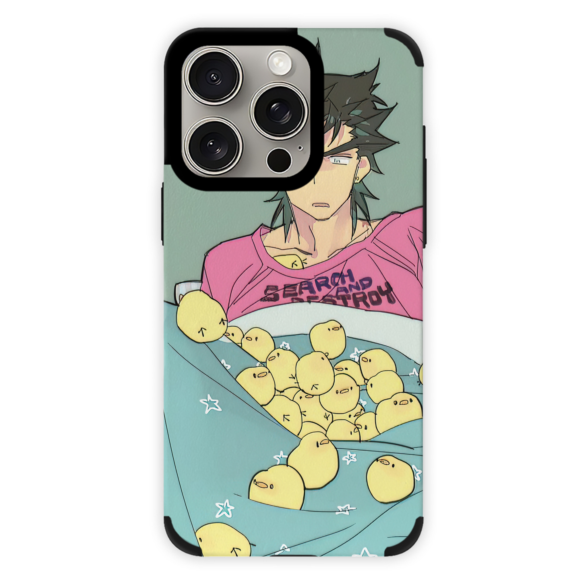 （画像用） ジョジョの奇妙な冒険 JoJo's Bizarre Adventure 【iPhone15ProMax対応】 PUレザー スマホケース 耐衝撃＆黄変防止