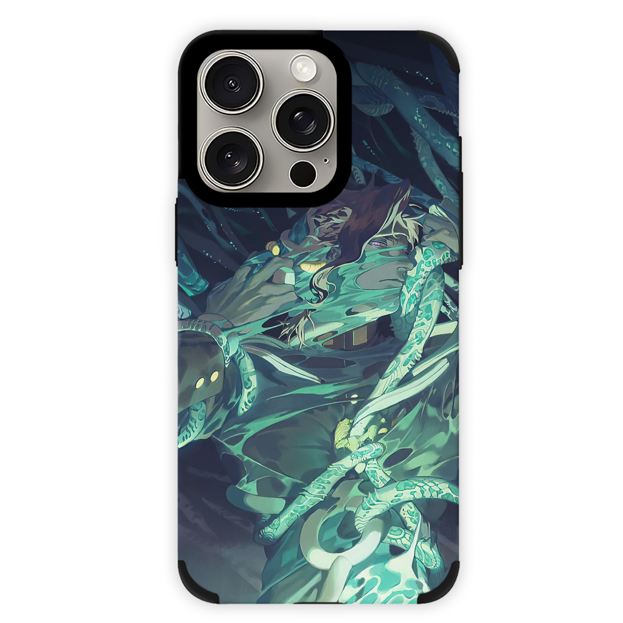 （画像用） ジョジョの奇妙な冒険 JoJo's Bizarre Adventure 【iPhone15ProMax対応】 PUレザー スマホケース 耐衝撃＆黄変防止