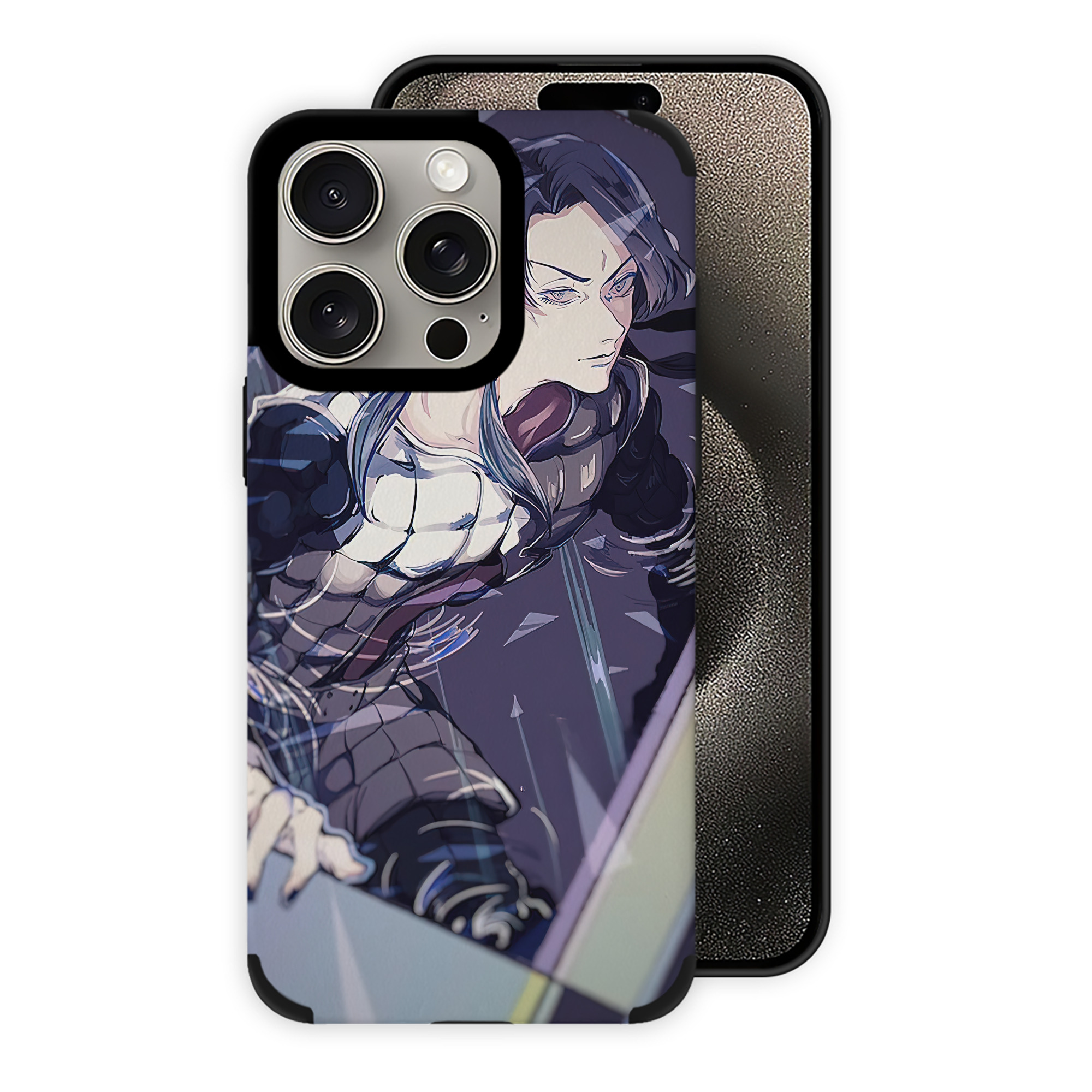 （画像用） ジョジョの奇妙な冒険 JoJo's Bizarre Adventure 【iPhone15ProMax対応】 PUレザー スマホケース 耐衝撃＆黄変防止