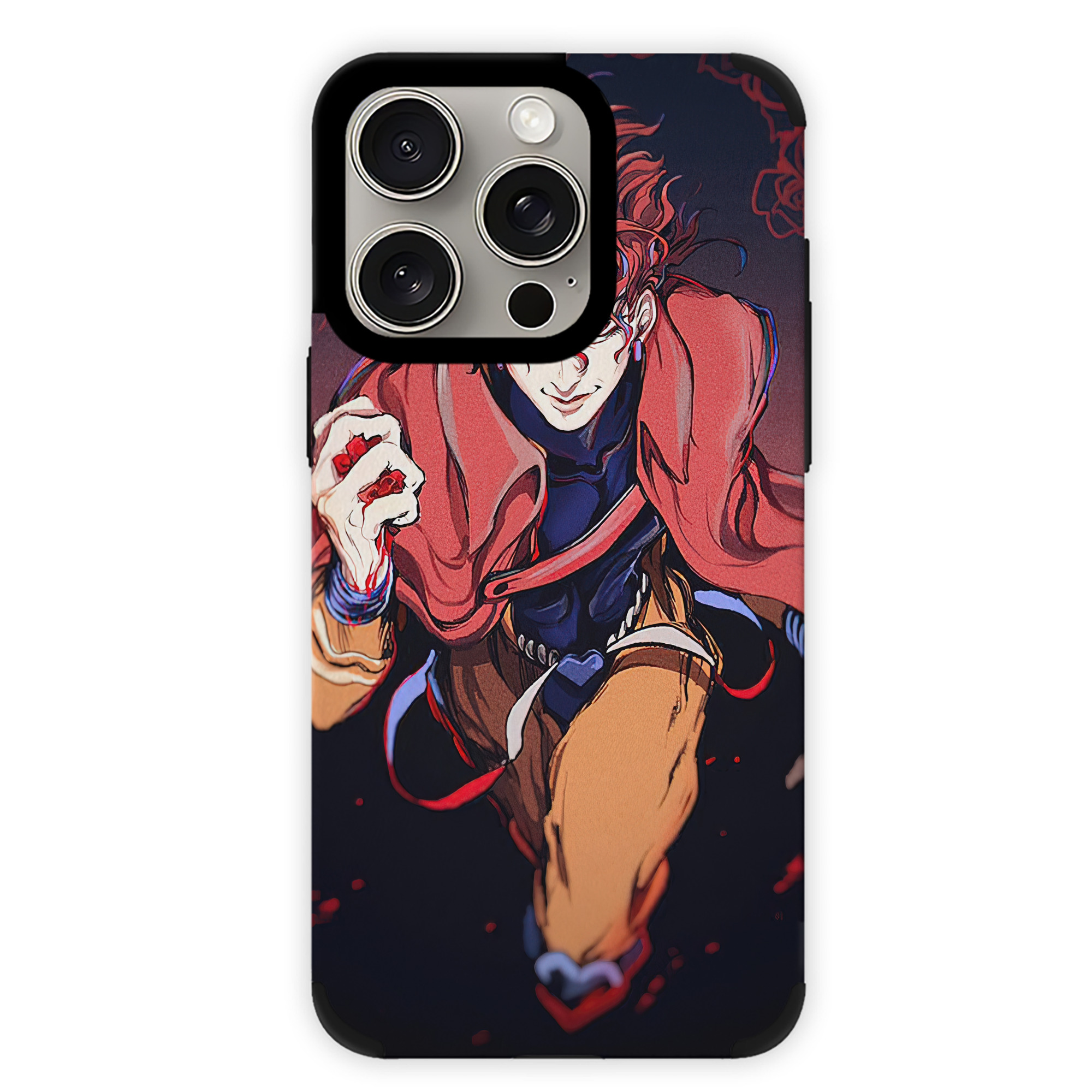 （画像用） ジョジョの奇妙な冒険 JoJo's Bizarre Adventure 【iPhone15ProMax対応】 PUレザー スマホケース 耐衝撃＆黄変防止
