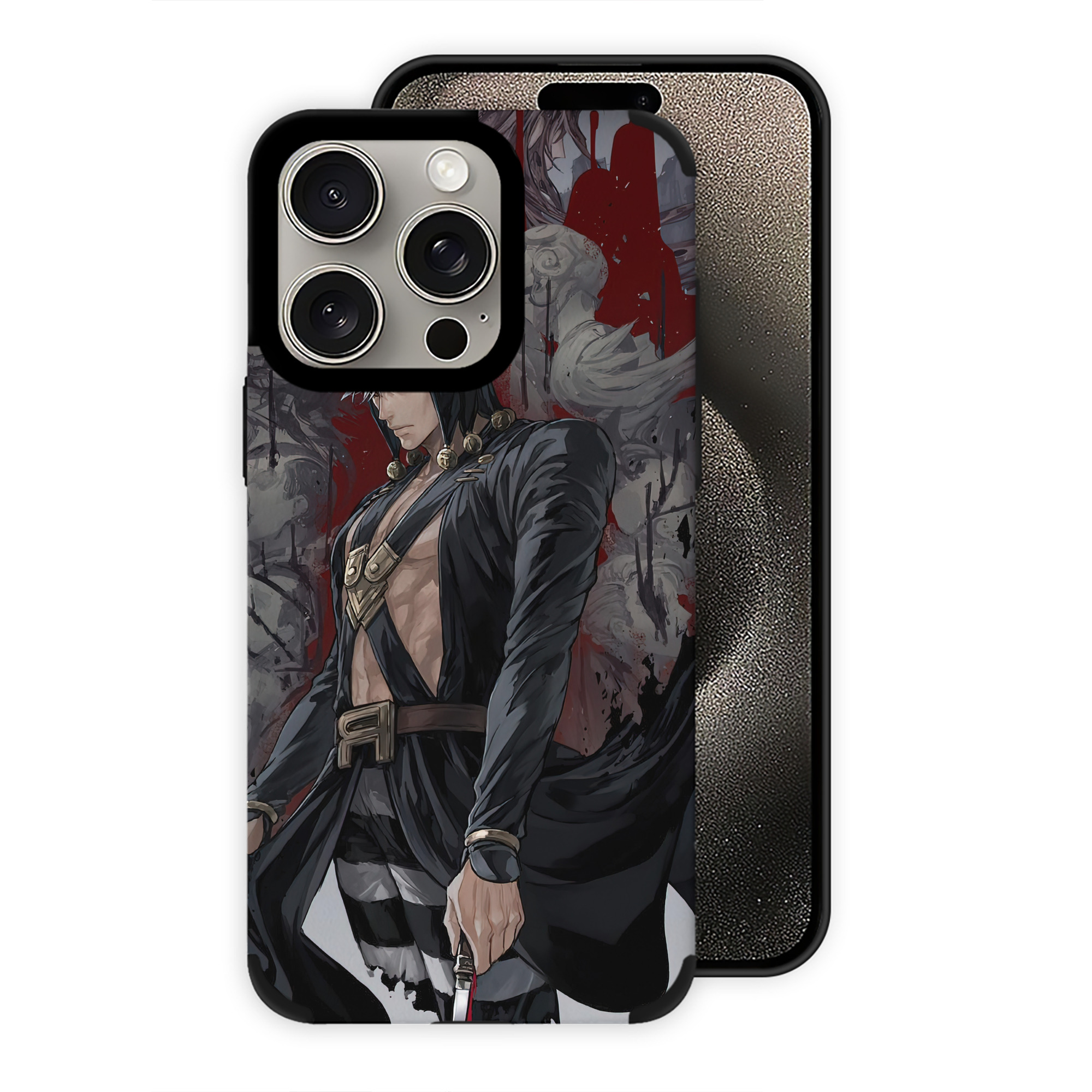 （画像用） ジョジョの奇妙な冒険 JoJo's Bizarre Adventure 【iPhone15ProMax対応】 PUレザー スマホケース 耐衝撃＆黄変防止