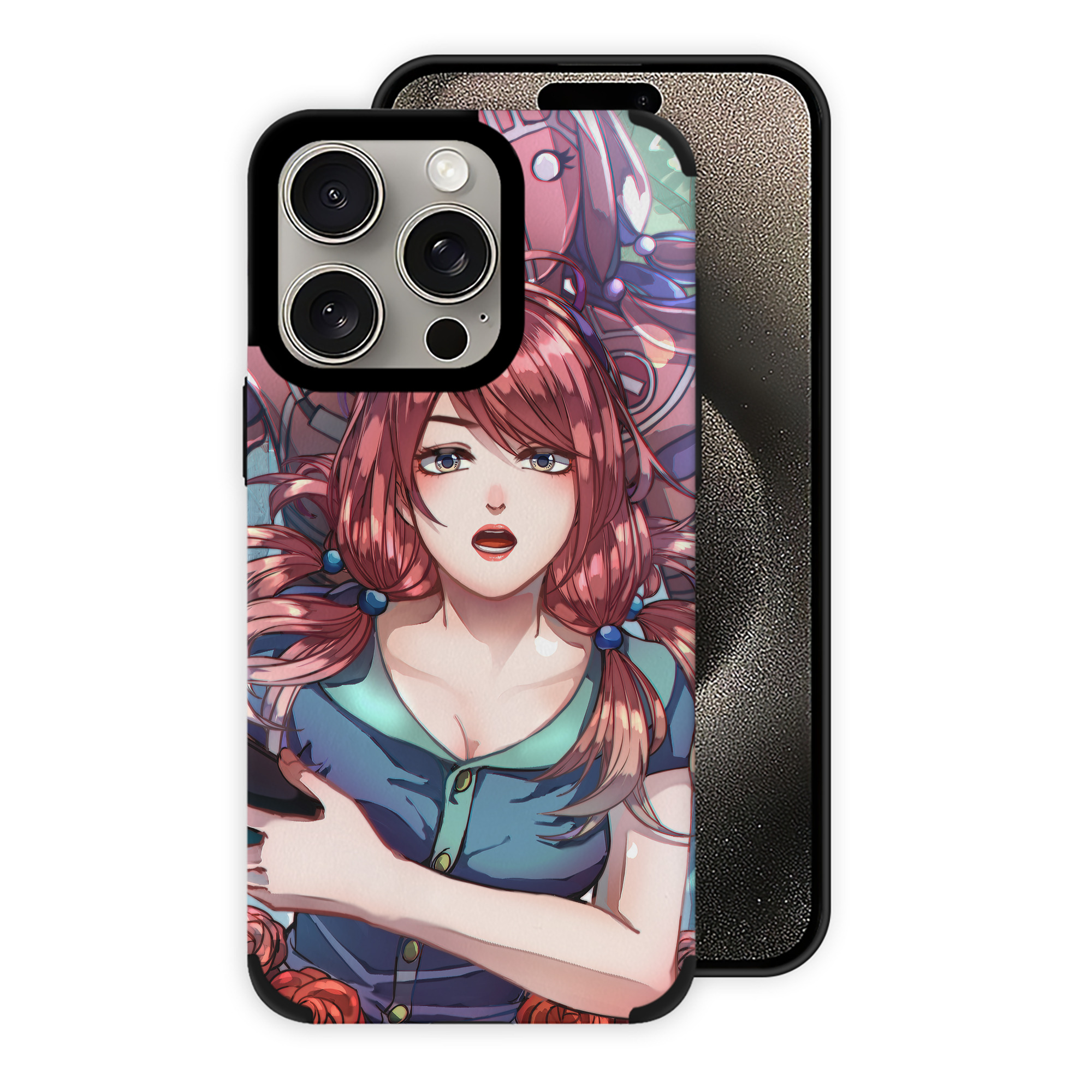 （画像用） ジョジョの奇妙な冒険 JoJo's Bizarre Adventure 【iPhone15ProMax対応】 PUレザー スマホケース 耐衝撃＆黄変防止