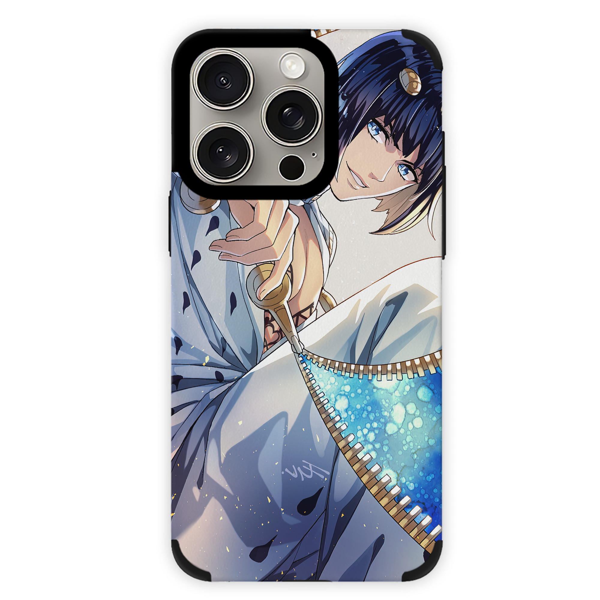 （画像用） ジョジョの奇妙な冒険 JoJo's Bizarre Adventure 【iPhone15ProMax対応】 PUレザー スマホケース 耐衝撃＆黄変防止