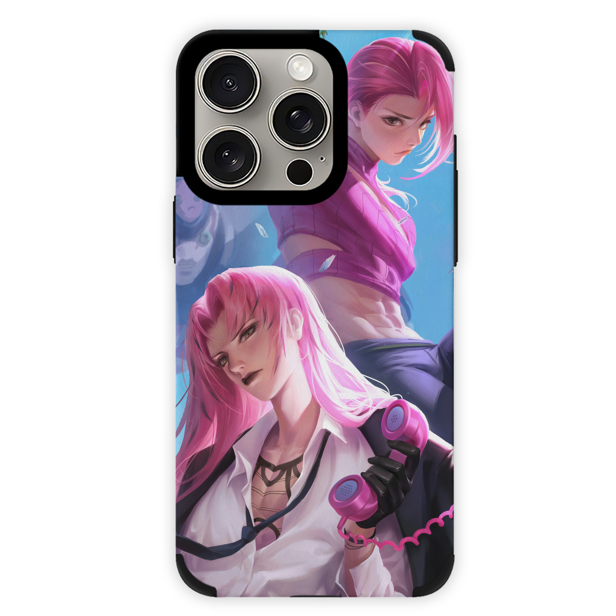 （画像用） ジョジョの奇妙な冒険 JoJo's Bizarre Adventure 【iPhone15ProMax対応】 PUレザー スマホケース 耐衝撃＆黄変防止