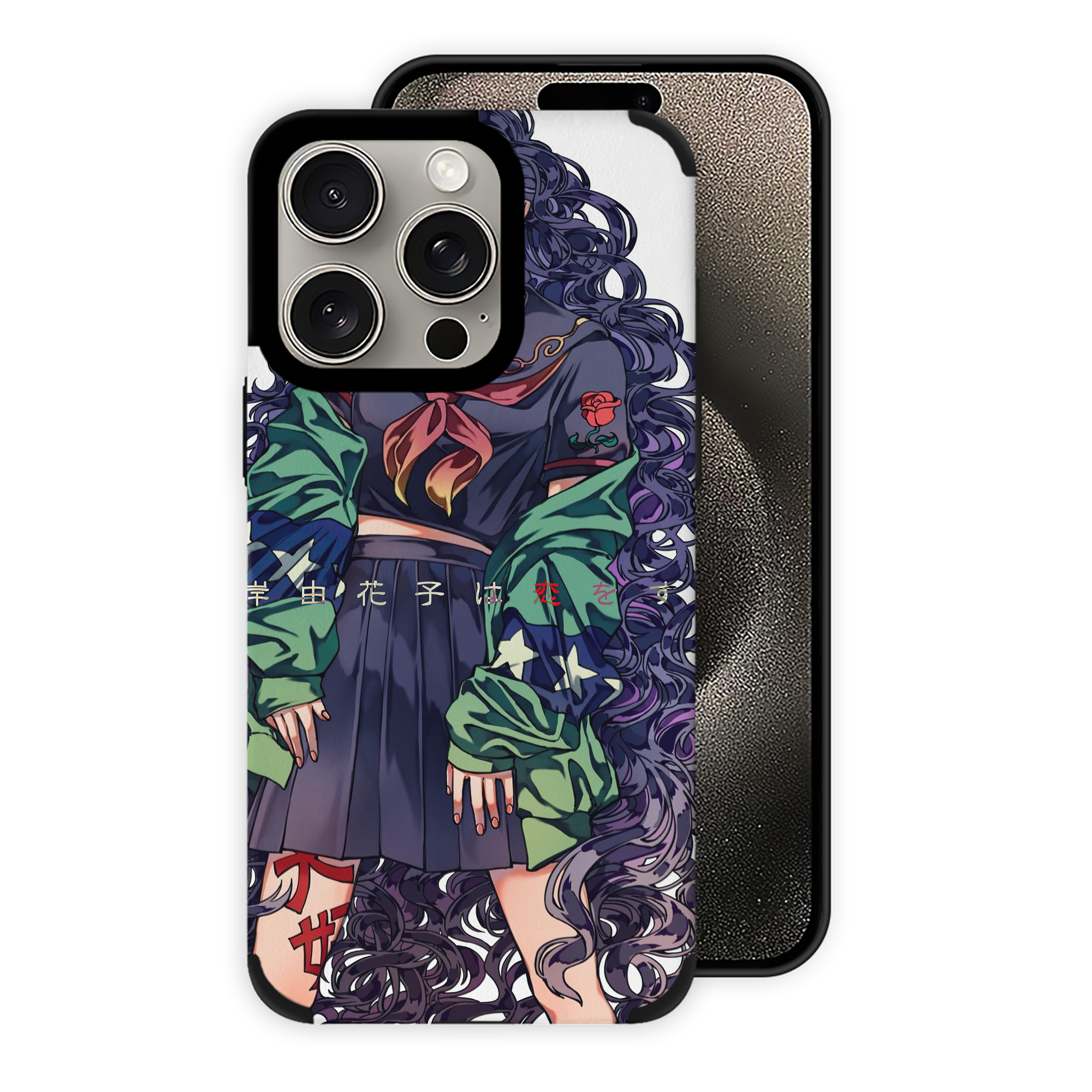（画像用） ジョジョの奇妙な冒険 JoJo's Bizarre Adventure 【iPhone15ProMax対応】 PUレザー スマホケース 耐衝撃＆黄変防止