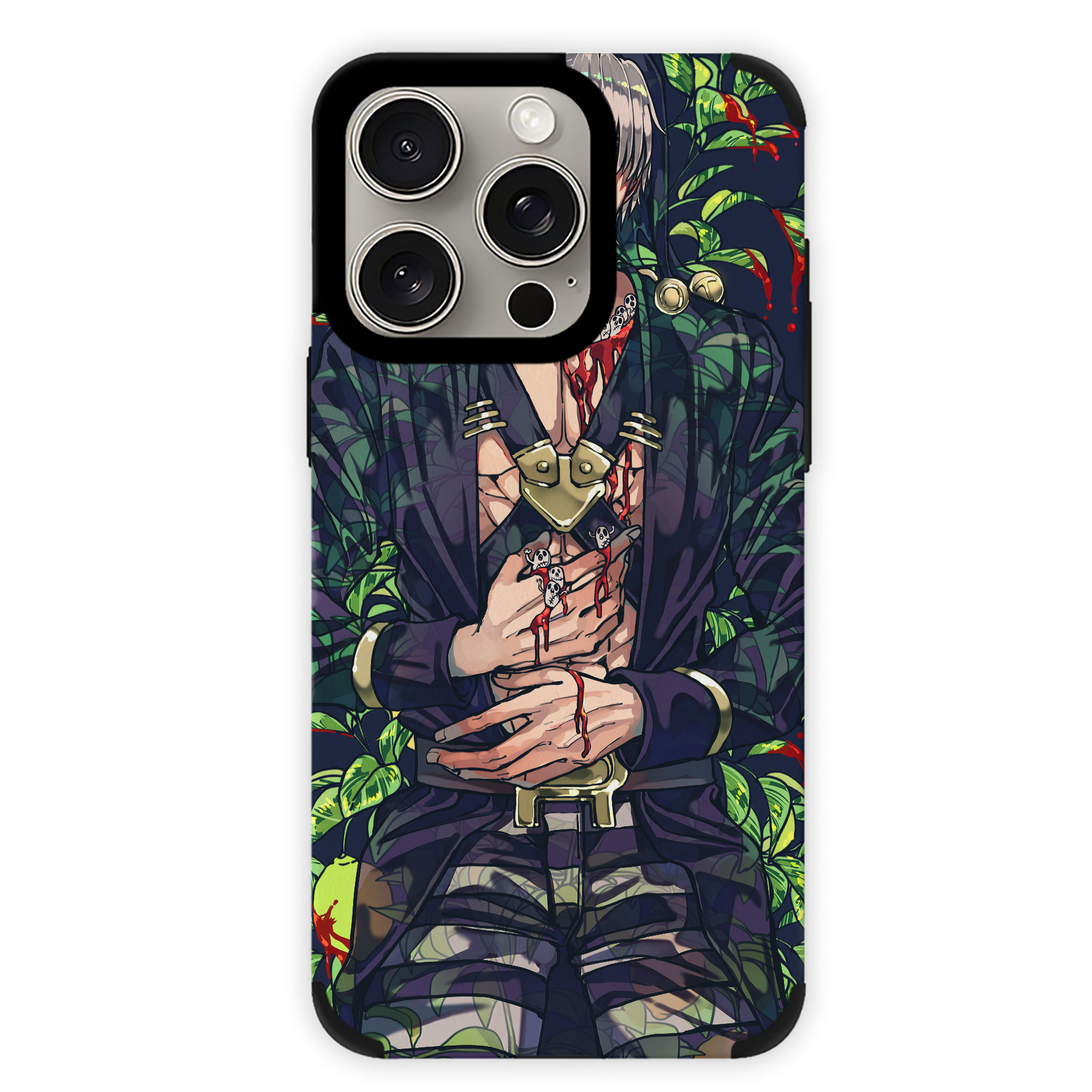 （画像用） ジョジョの奇妙な冒険 JoJo's Bizarre Adventure 【iPhone15ProMax対応】 PUレザー スマホケース 耐衝撃＆黄変防止