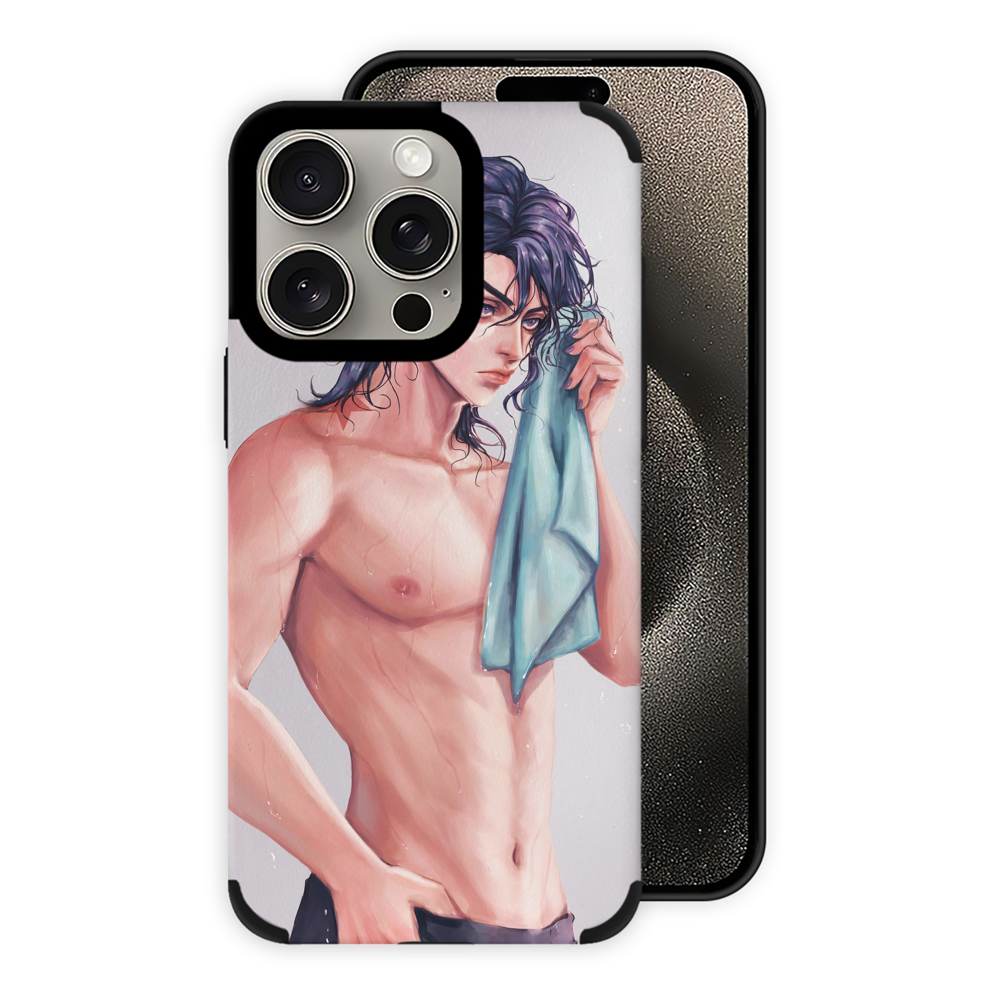 （画像用） ジョジョの奇妙な冒険 JoJo's Bizarre Adventure 【iPhone15ProMax対応】 PUレザー スマホケース 耐衝撃＆黄変防止