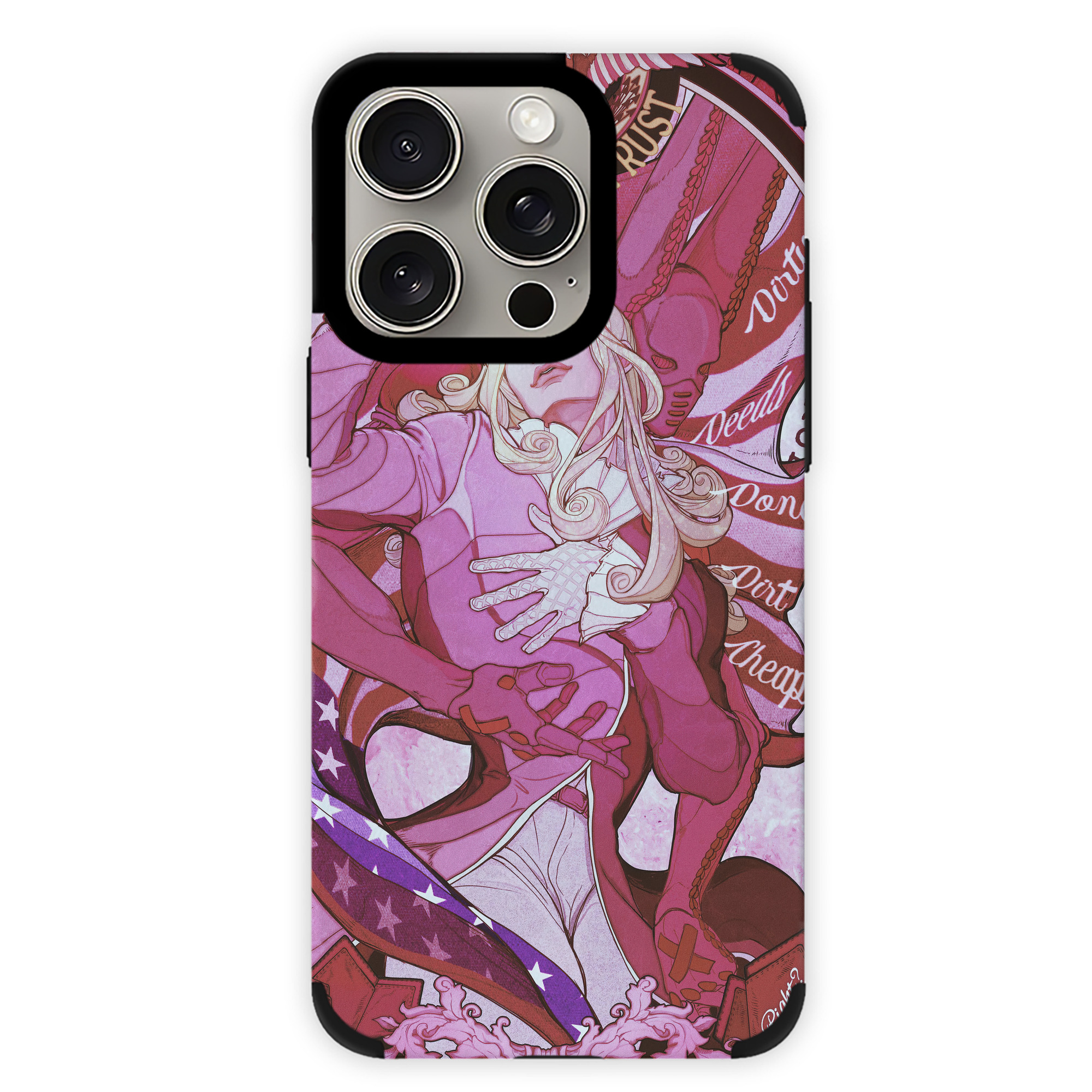 （画像用） ジョジョの奇妙な冒険 JoJo's Bizarre Adventure 【iPhone15ProMax対応】 PUレザー スマホケース 耐衝撃＆黄変防止