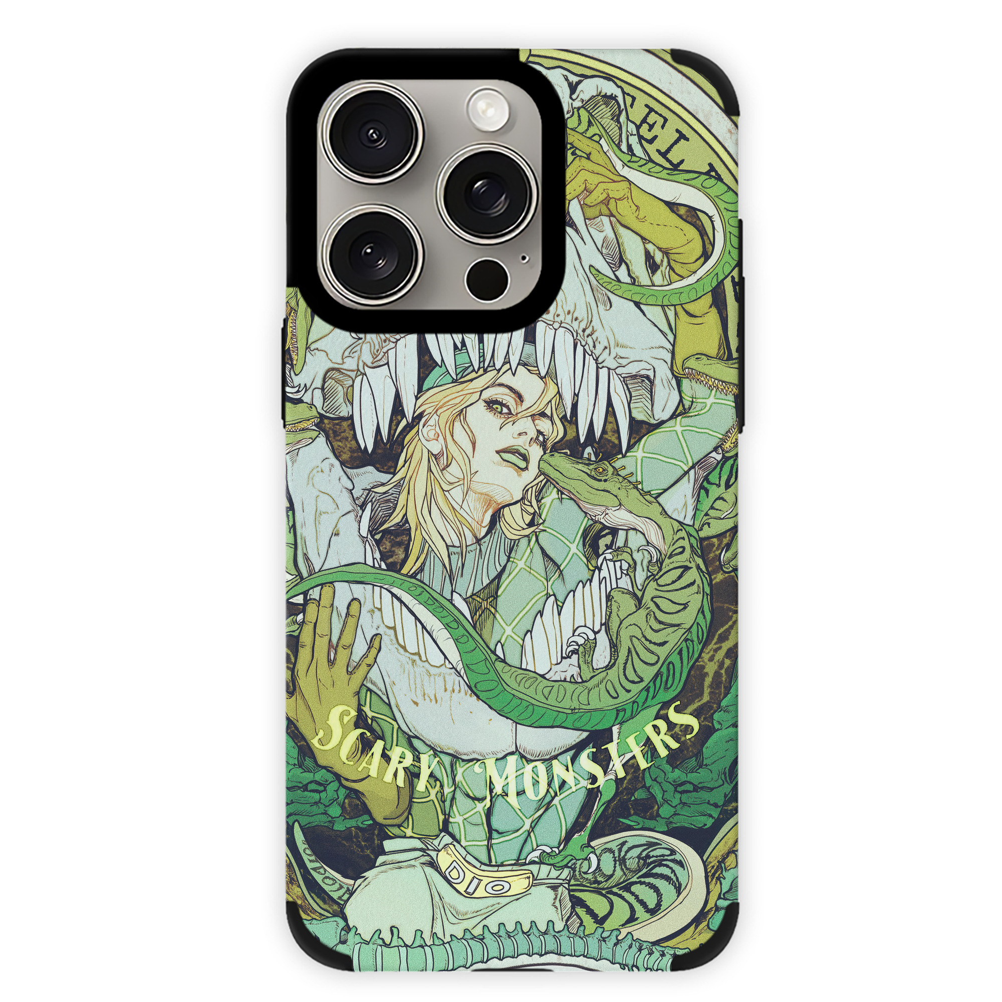 （画像用） ジョジョの奇妙な冒険 JoJo's Bizarre Adventure 【iPhone15ProMax対応】 PUレザー スマホケース 耐衝撃＆黄変防止