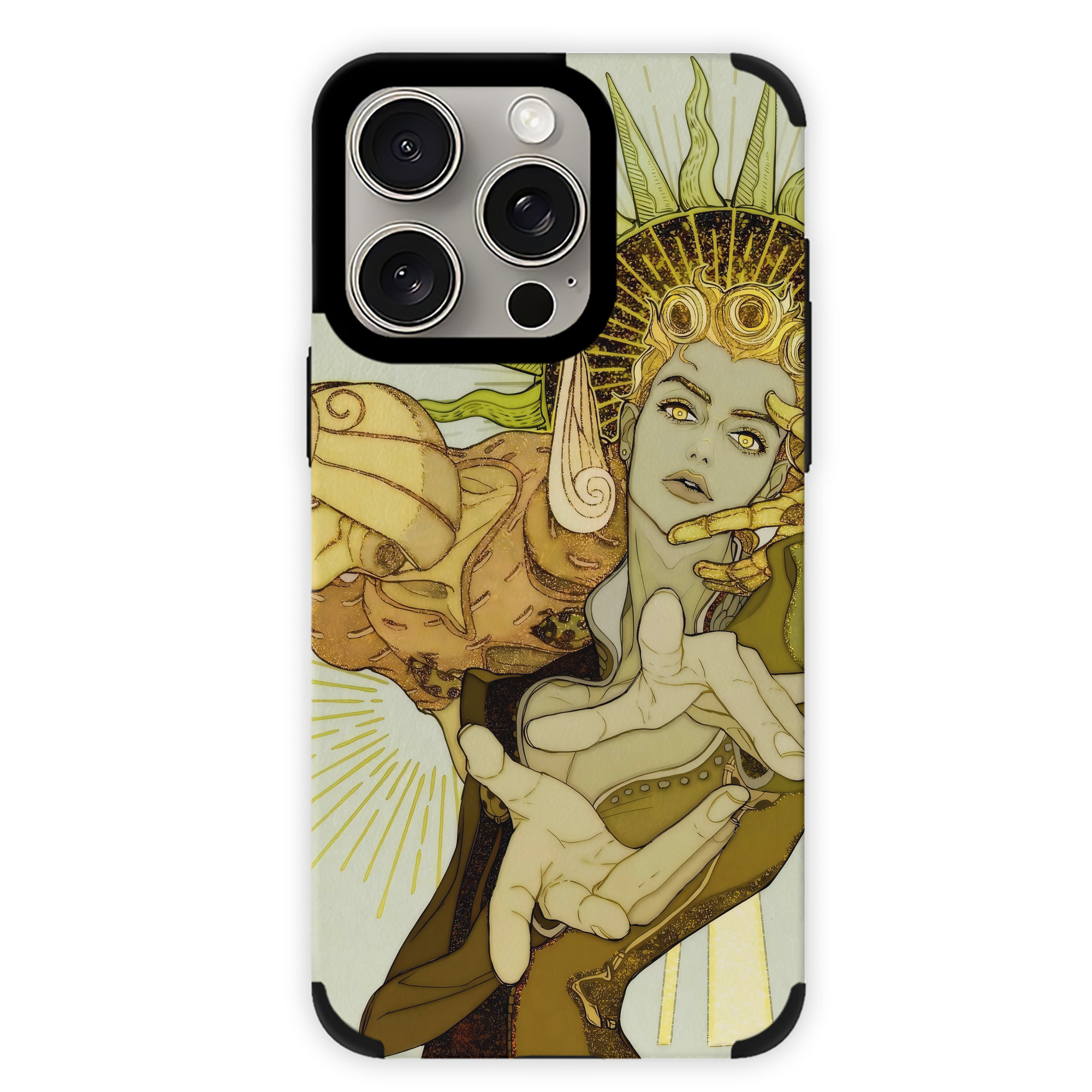 （画像用） ジョジョの奇妙な冒険 JoJo's Bizarre Adventure 【iPhone15ProMax対応】 PUレザー スマホケース 耐衝撃＆黄変防止