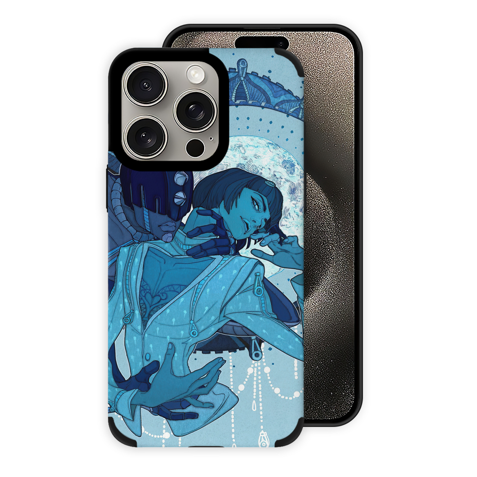 （画像用） ジョジョの奇妙な冒険 JoJo's Bizarre Adventure 【iPhone15ProMax対応】 PUレザー スマホケース 耐衝撃＆黄変防止