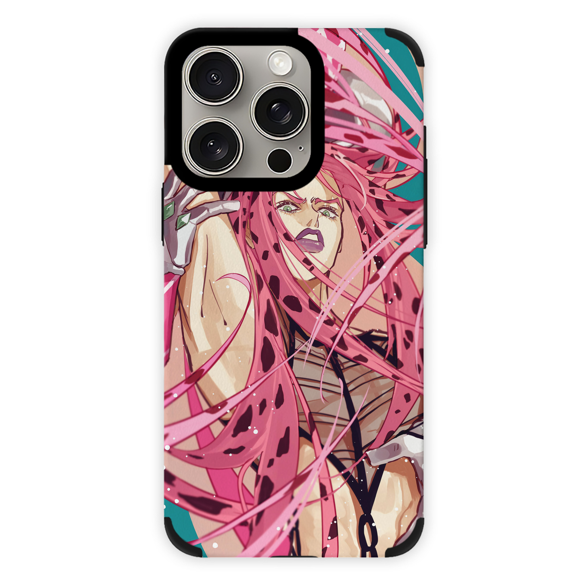 （画像用） ジョジョの奇妙な冒険 JoJo's Bizarre Adventure 【iPhone15ProMax対応】 PUレザー スマホケース 耐衝撃＆黄変防止