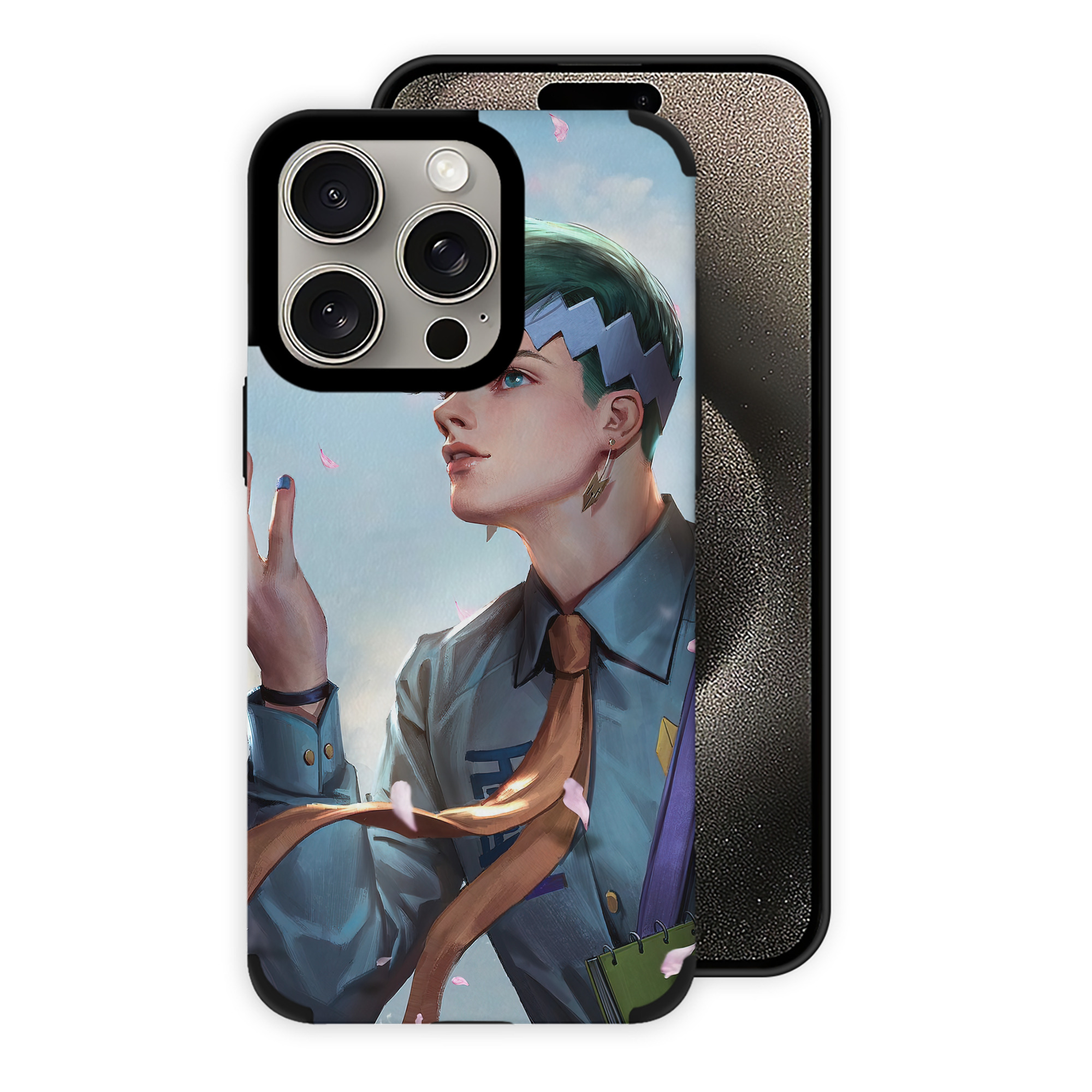 （画像用） ジョジョの奇妙な冒険 JoJo's Bizarre Adventure 【iPhone15ProMax対応】 PUレザー スマホケース 耐衝撃＆黄変防止