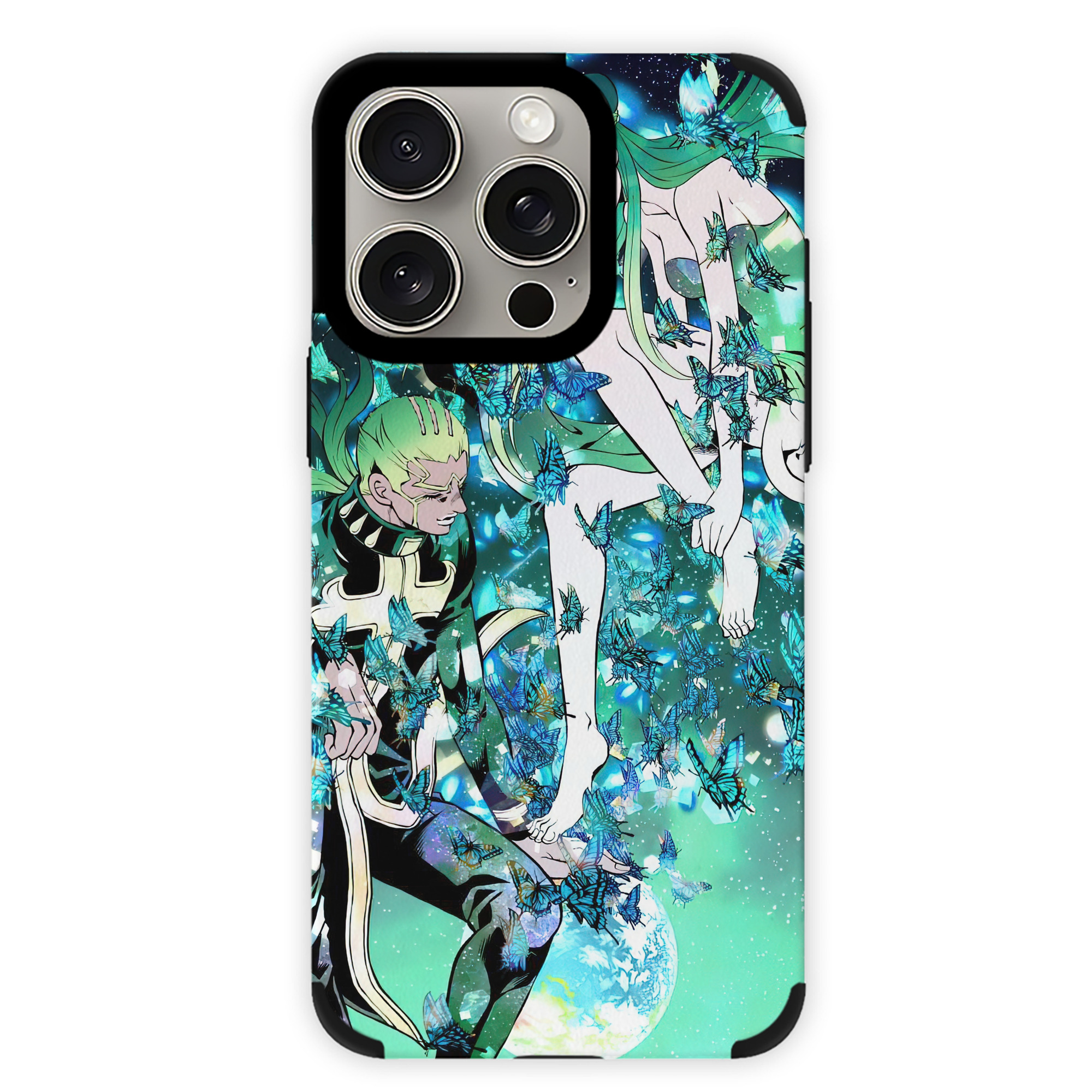 （画像用） ジョジョの奇妙な冒険 JoJo's Bizarre Adventure 【iPhone15ProMax対応】 PUレザー スマホケース 耐衝撃＆黄変防止