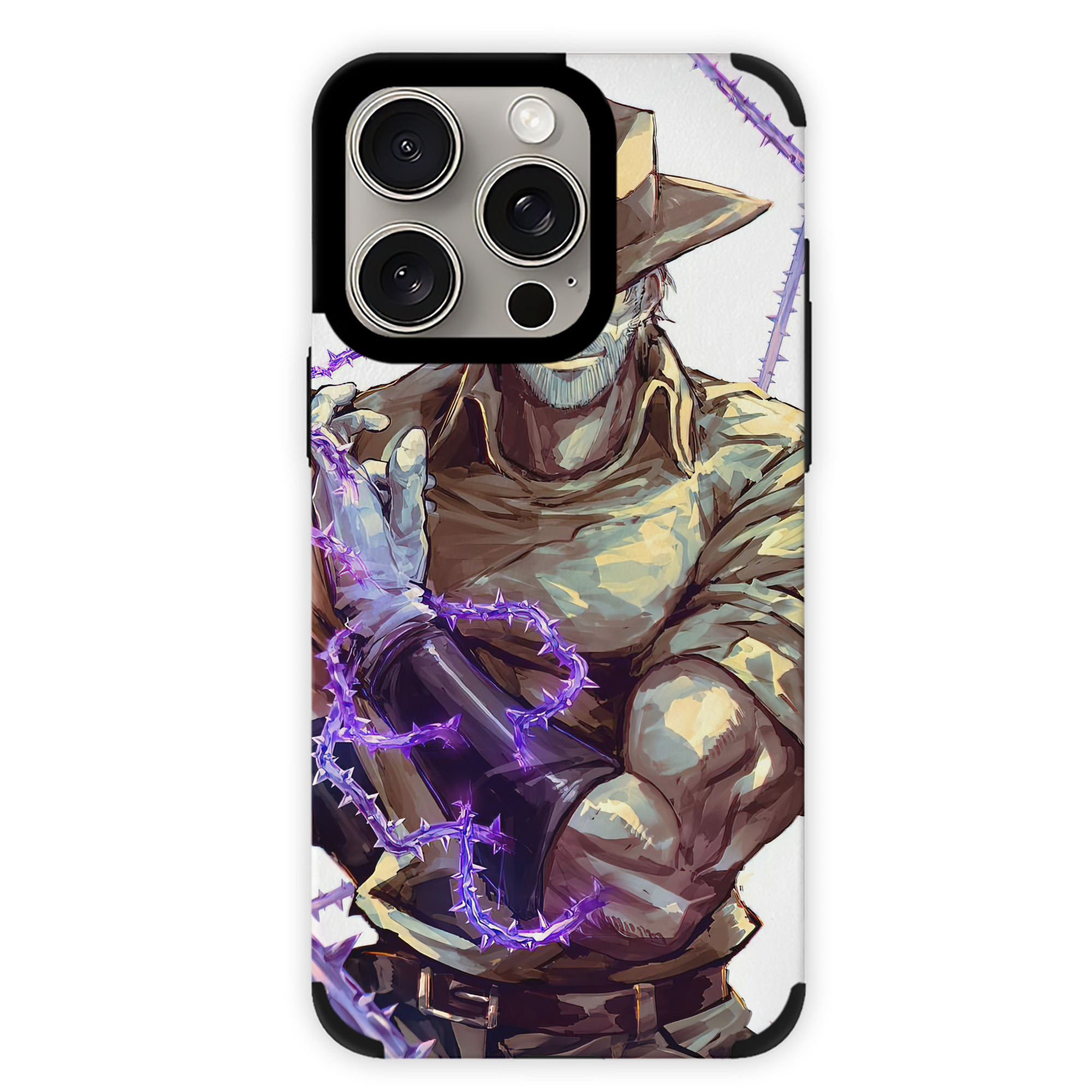 （画像用） ジョジョの奇妙な冒険 JoJo's Bizarre Adventure 【iPhone15ProMax対応】 PUレザー スマホケース 耐衝撃＆黄変防止