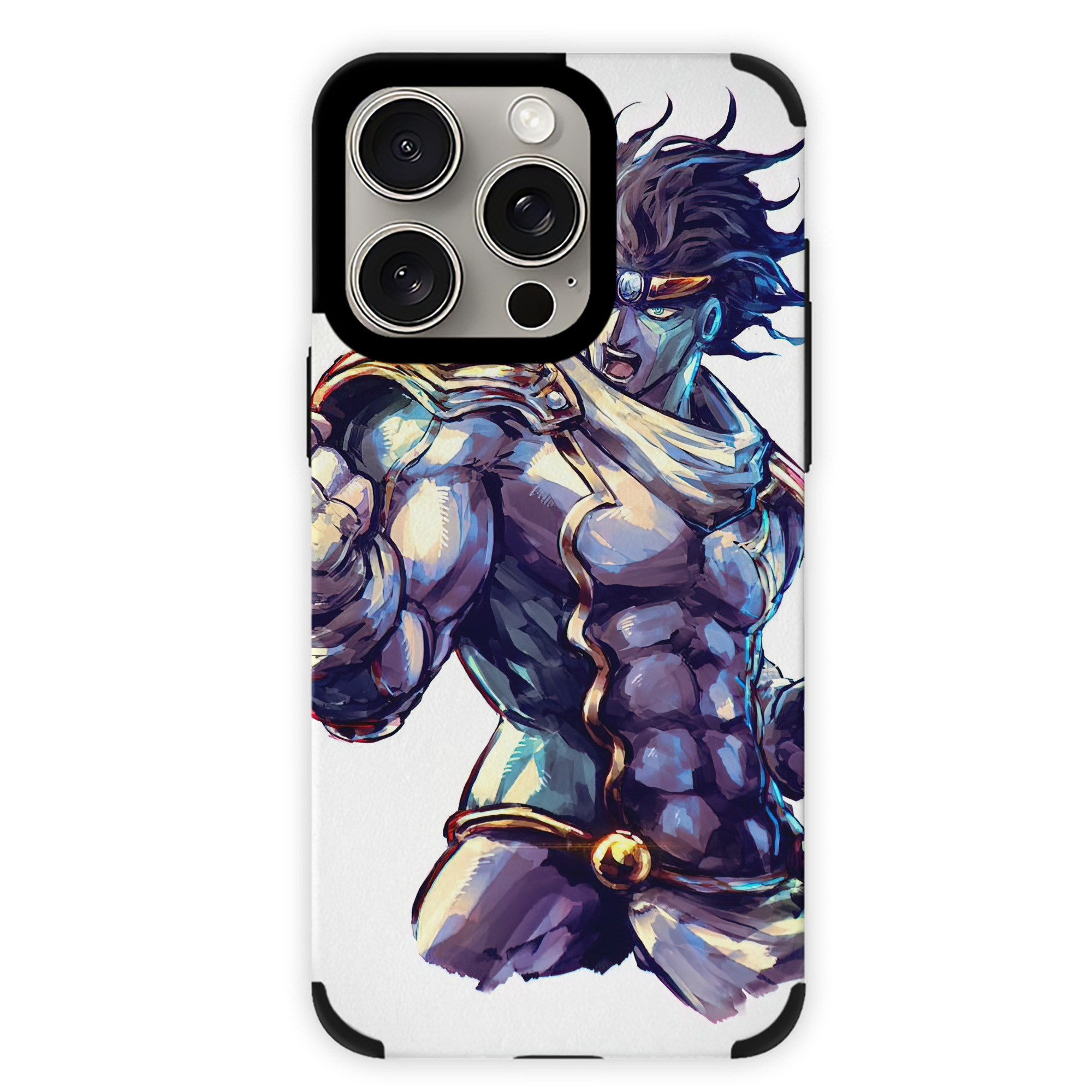 （画像用） ジョジョの奇妙な冒険 JoJo's Bizarre Adventure 【iPhone15ProMax対応】 PUレザー スマホケース 耐衝撃＆黄変防止