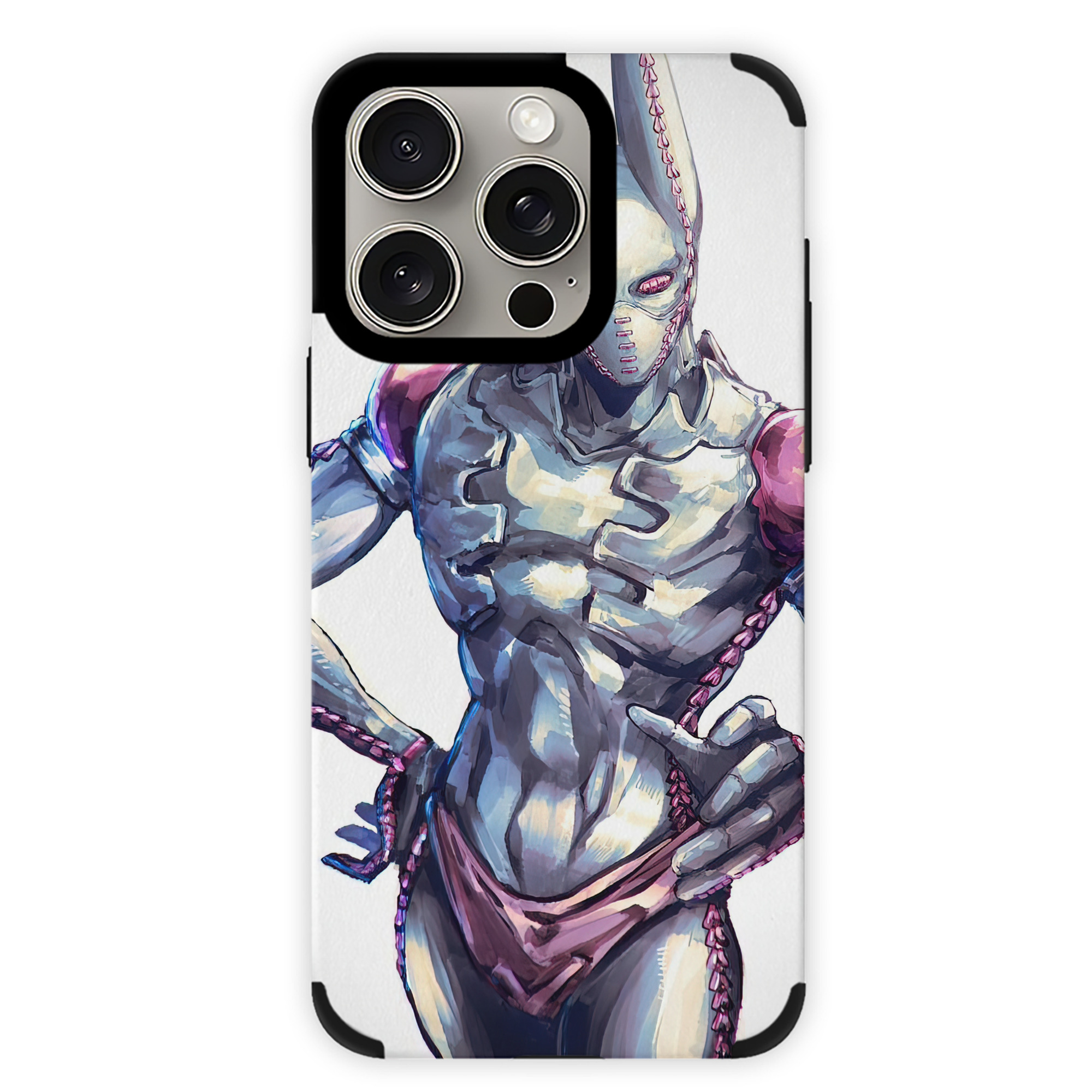 （画像用） ジョジョの奇妙な冒険 JoJo's Bizarre Adventure 【iPhone15ProMax対応】 PUレザー スマホケース 耐衝撃＆黄変防止