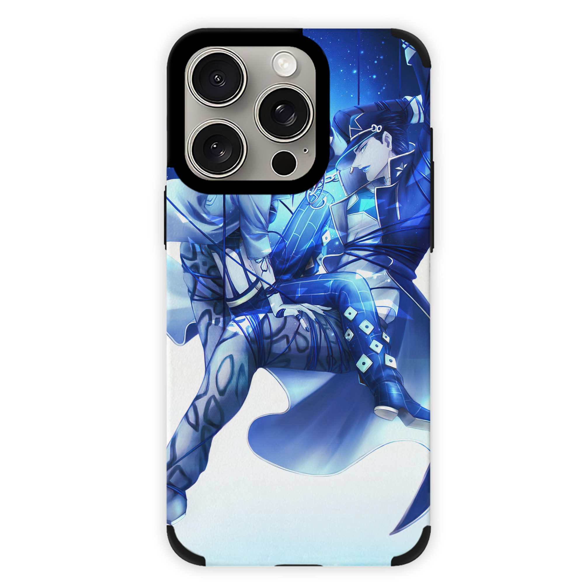 （画像用） ジョジョの奇妙な冒険 JoJo's Bizarre Adventure 【iPhone15ProMax対応】 PUレザー スマホケース 耐衝撃＆黄変防止