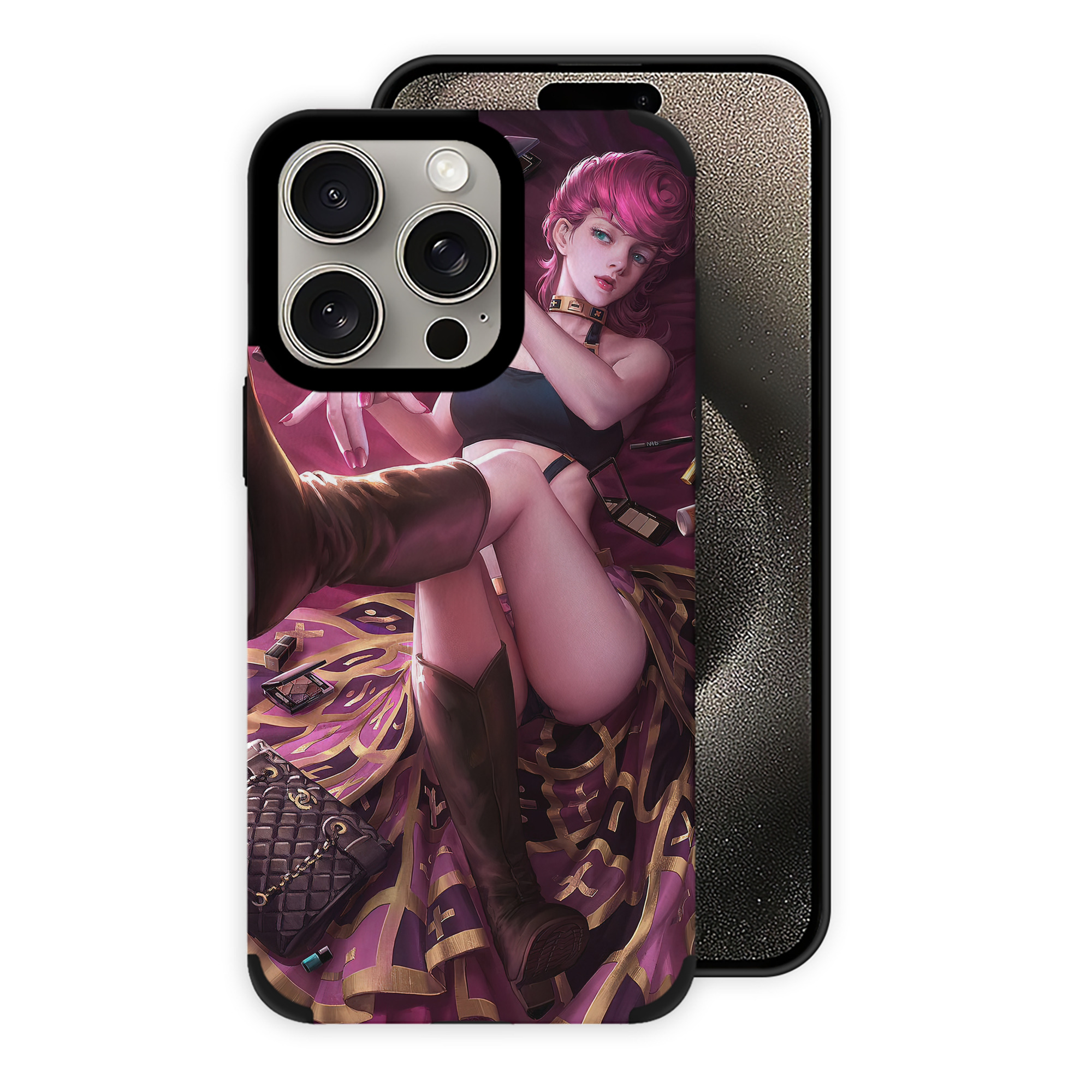 （画像用） ジョジョの奇妙な冒険 JoJo's Bizarre Adventure 【iPhone15ProMax対応】 PUレザー スマホケース 耐衝撃＆黄変防止