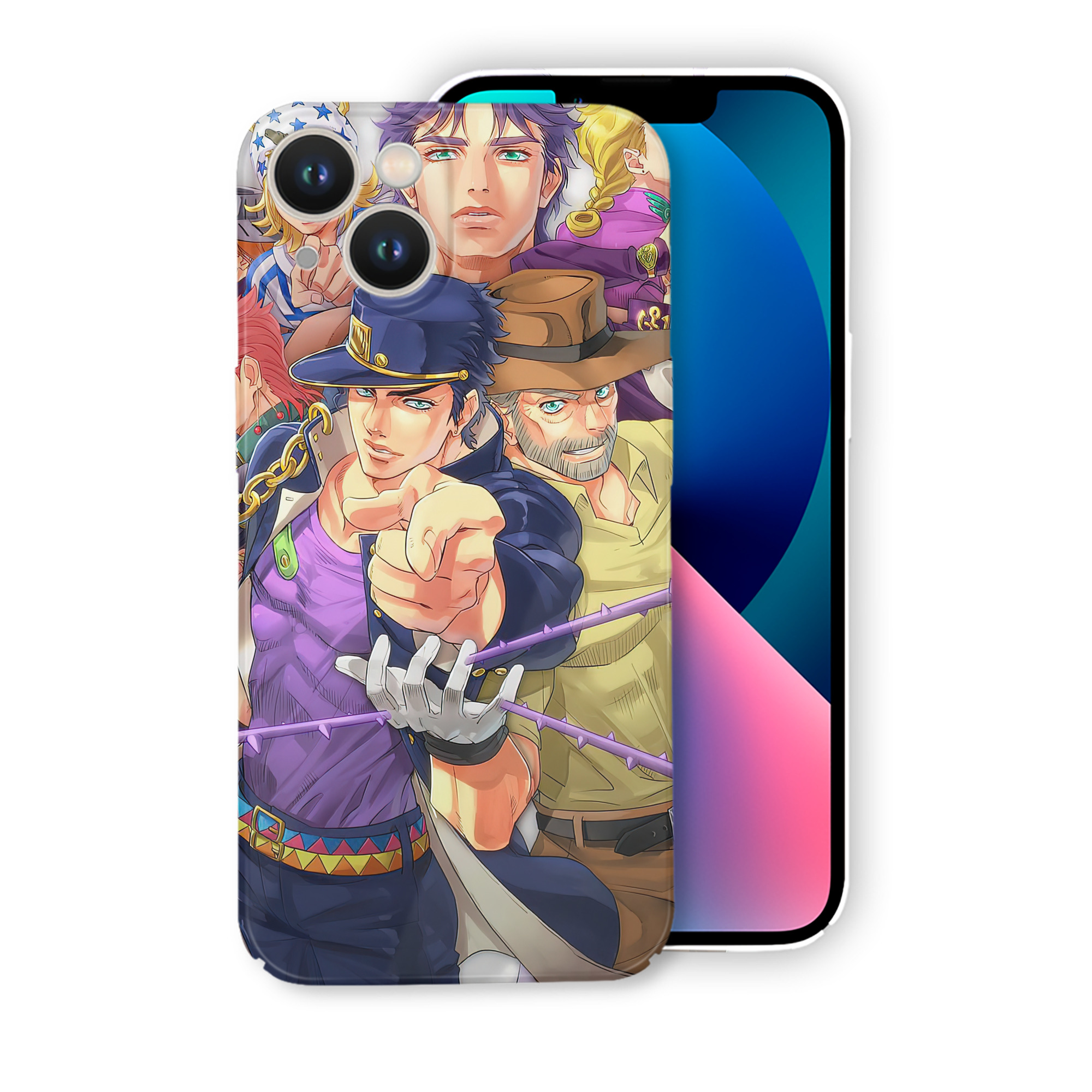 （画像用） ジョジョの奇妙な冒険 JoJo's Bizarre Adventure 【iPhone 14シリーズ対応】ハードケース