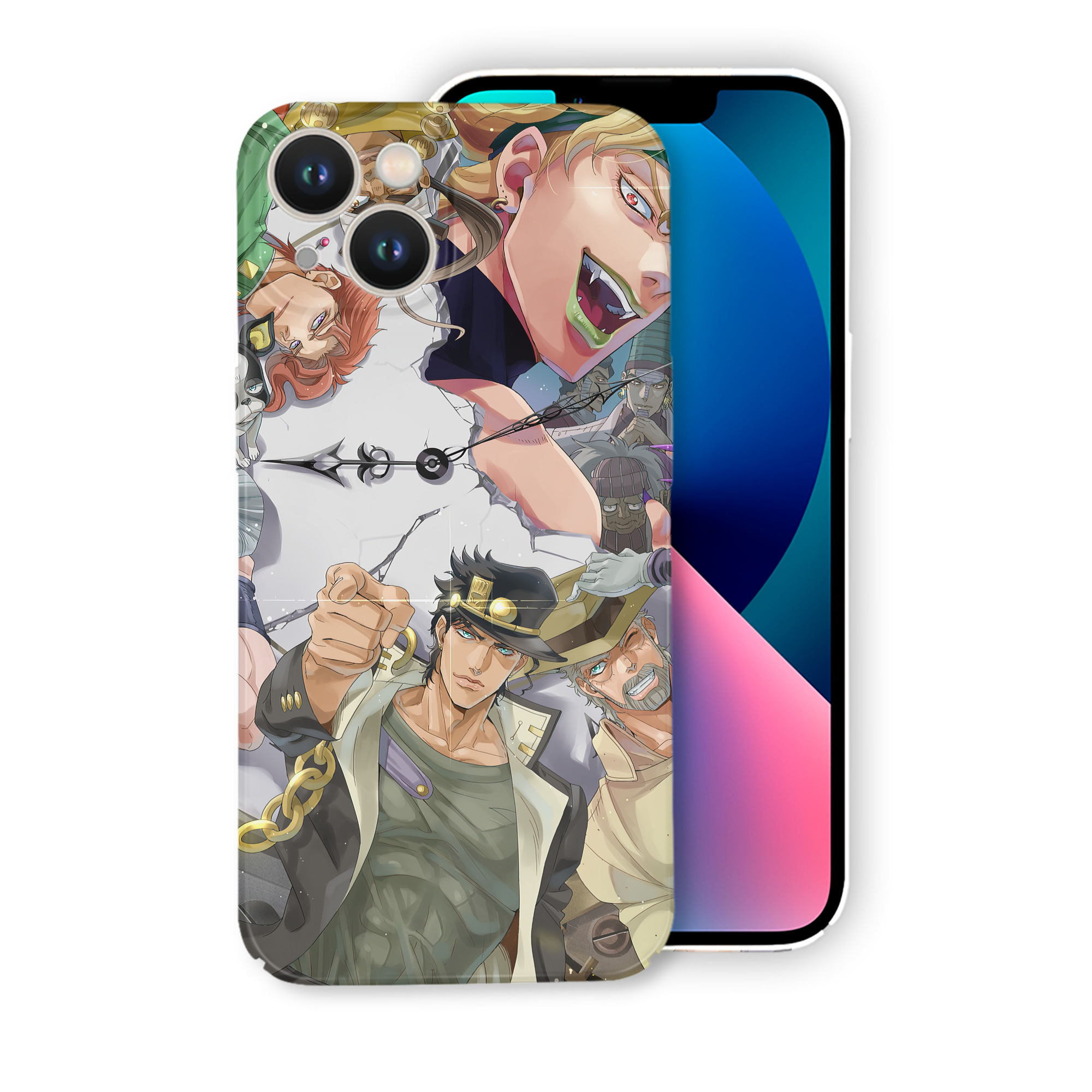 （画像用） ジョジョの奇妙な冒険 JoJo's Bizarre Adventure 【iPhone 14シリーズ対応】ハードケース