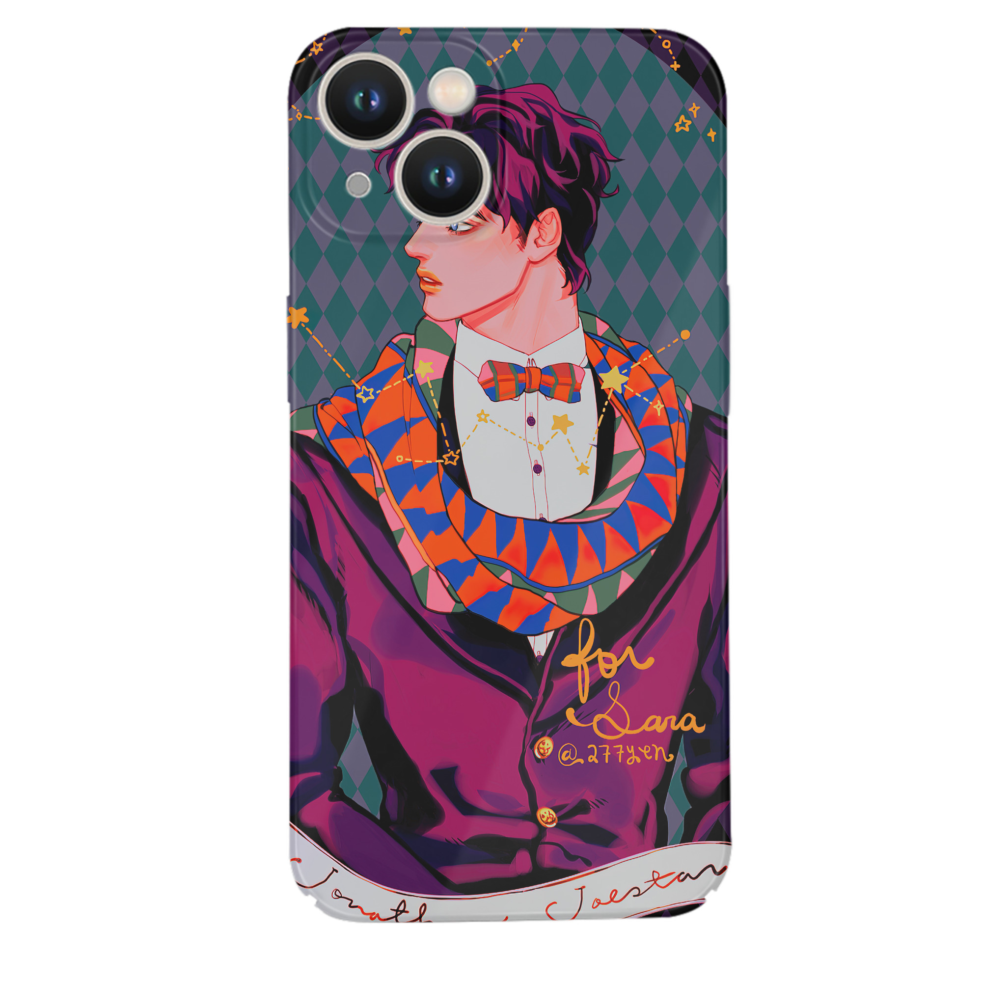 （画像用） ジョジョの奇妙な冒険 JoJo's Bizarre Adventure 【iPhone 14シリーズ対応】ハードケース