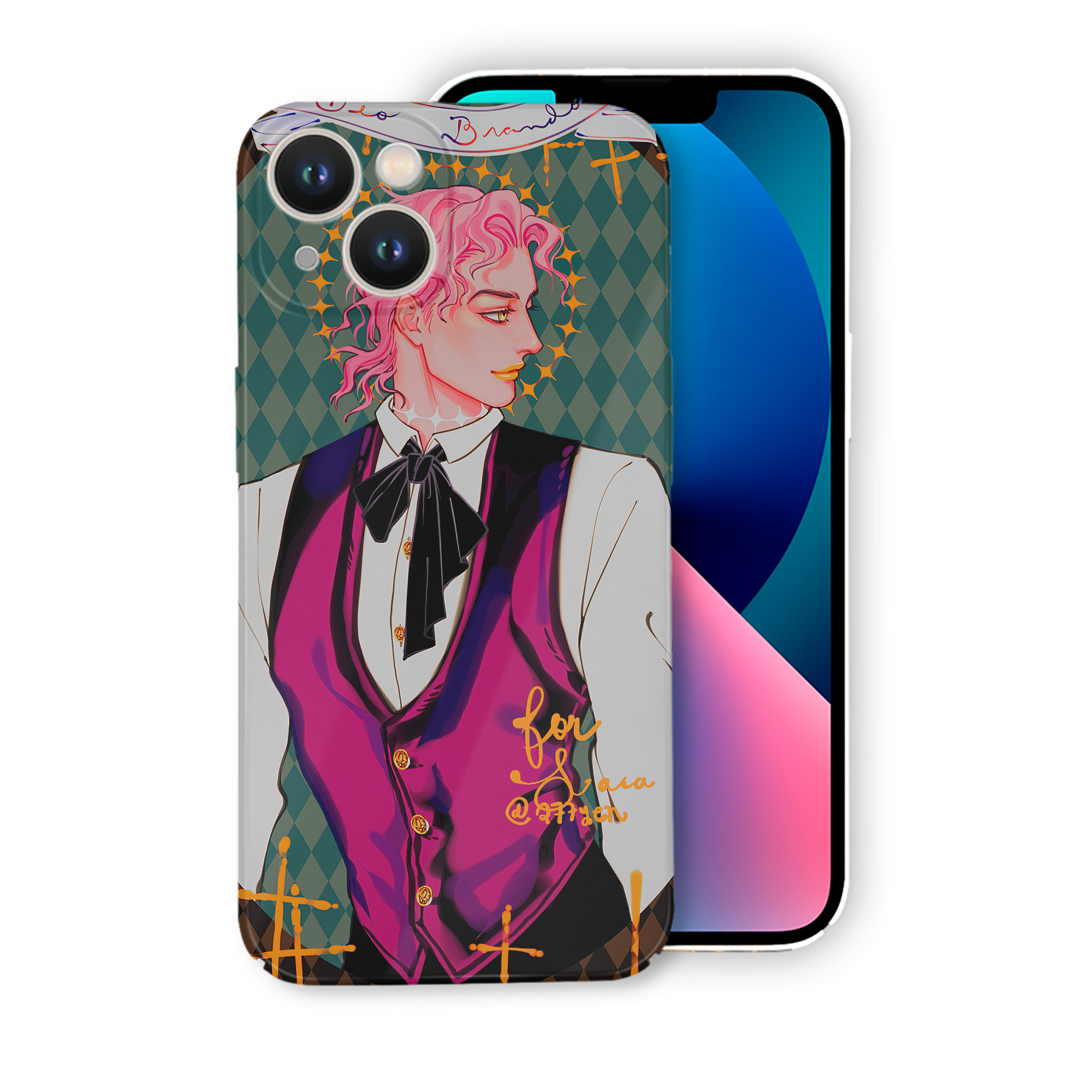 （画像用） ジョジョの奇妙な冒険 JoJo's Bizarre Adventure 【iPhone 14シリーズ対応】ハードケース
