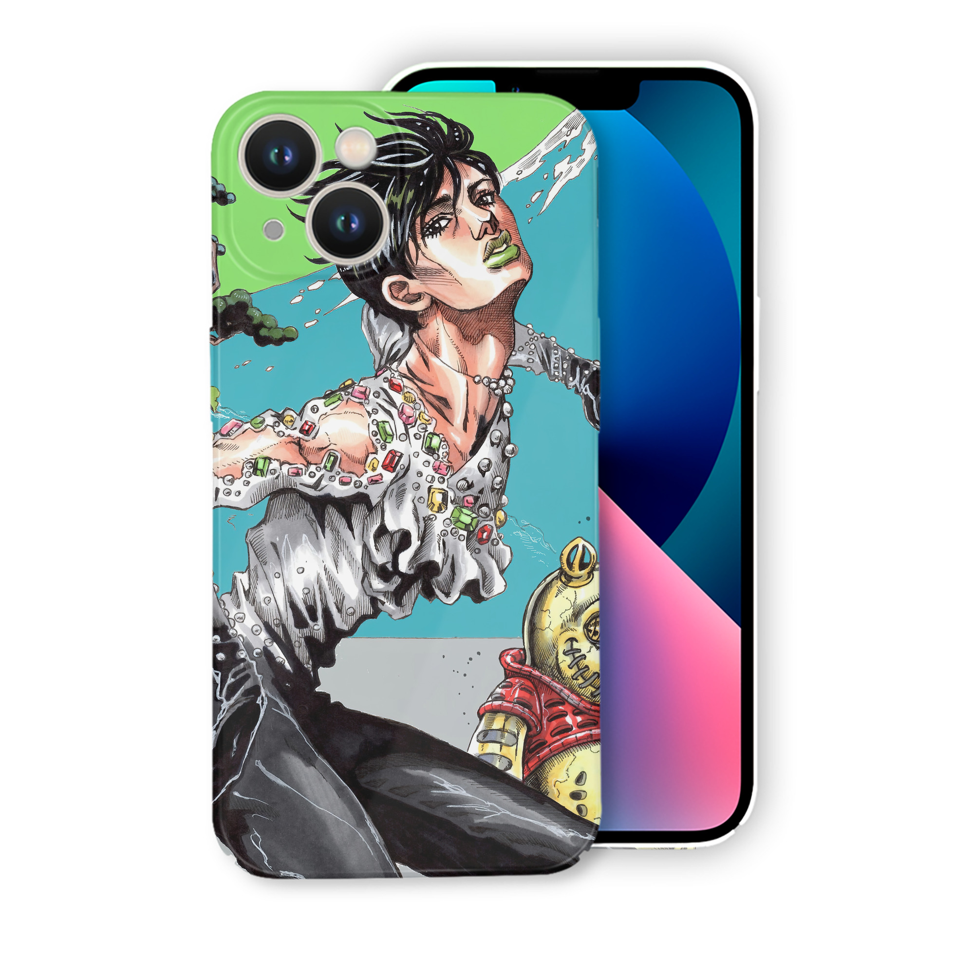 （画像用） ジョジョの奇妙な冒険 JoJo's Bizarre Adventure 【iPhone 14シリーズ対応】ハードケース
