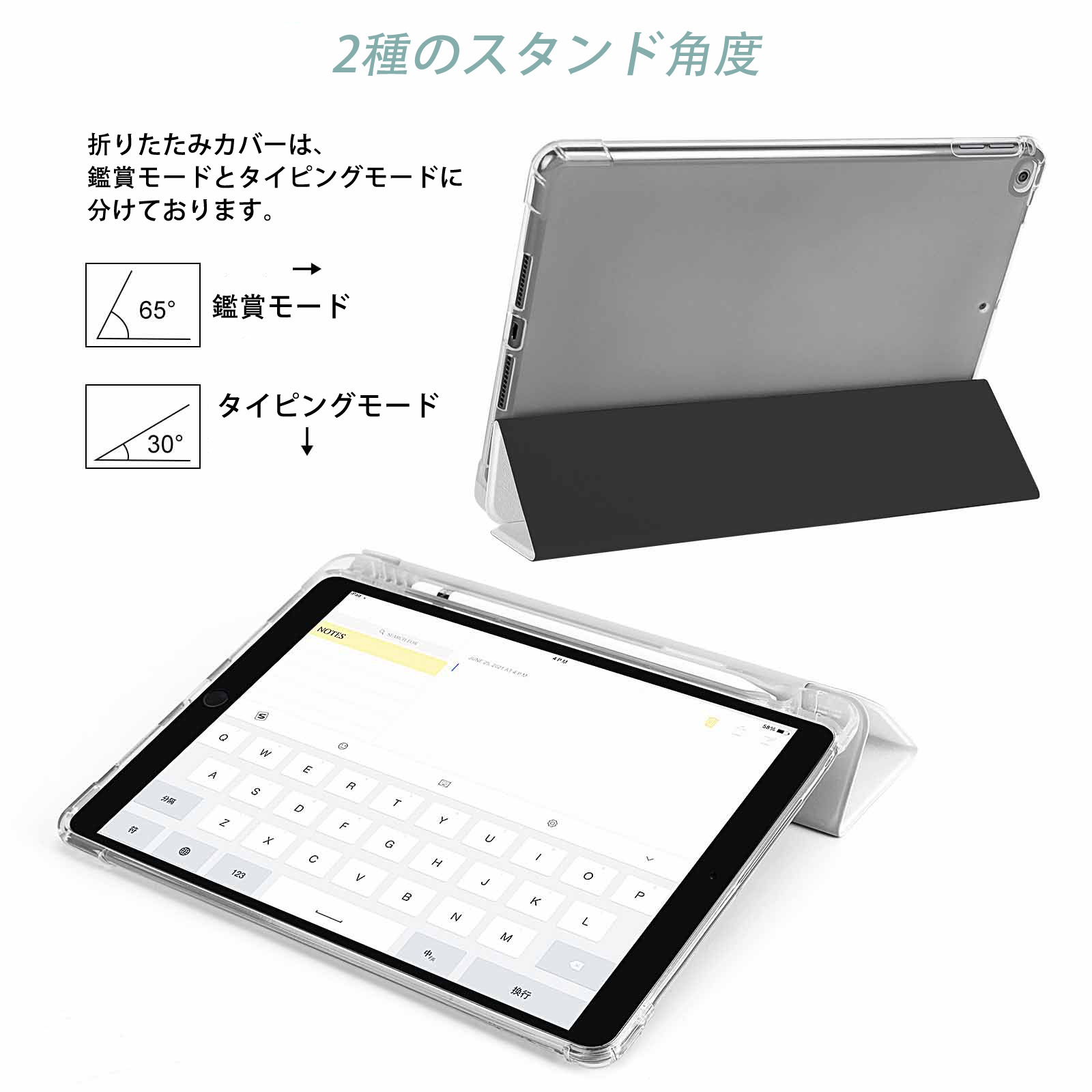 ジョジョの奇妙な冒険 JoJo's Bizarre Adventure IPad ケース ペン収納付き 三つ折りスタンド PUレザー×シリコン 対応機種9.5/10.5/10.9インチ