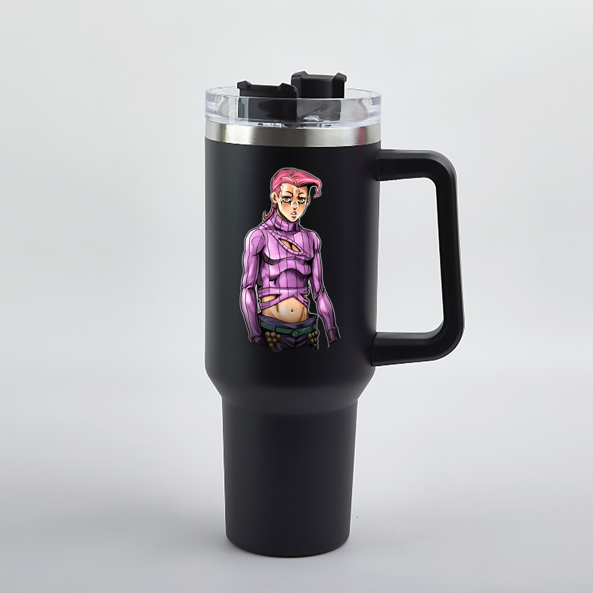 （画像用） ジョジョの奇妙な冒険 ビネガー?ドッピオ JoJo's Bizarre Adventure Vinegar Doppio 1200mL車用タンブラー（カラープリント）