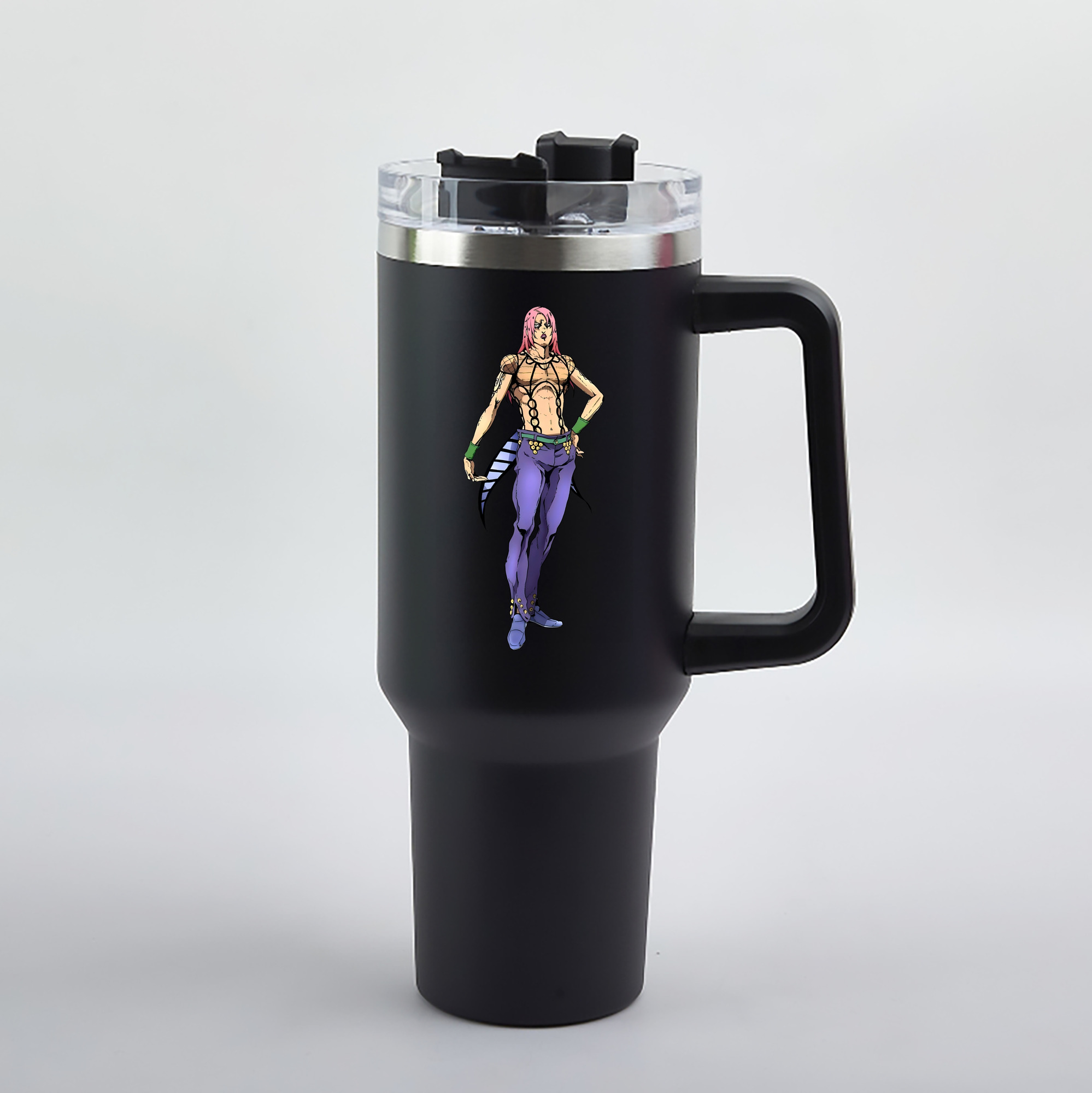 （画像用） ジョジョの奇妙な冒険 ビネガー?ドッピオ JoJo's Bizarre Adventure Vinegar Doppio 1200mL車用タンブラー（カラープリント）