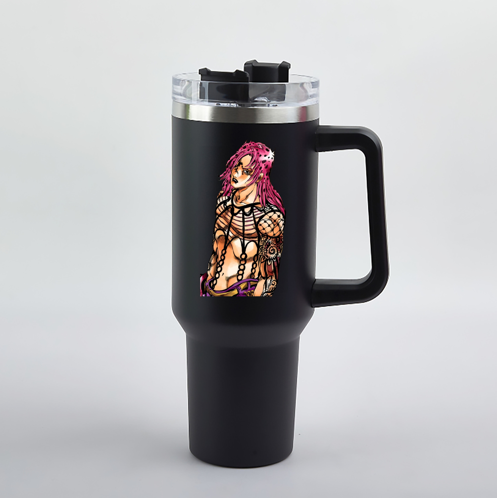 （画像用） ジョジョの奇妙な冒険 ビネガー?ドッピオ JoJo's Bizarre Adventure Vinegar Doppio 1200mL車用タンブラー（カラープリント）