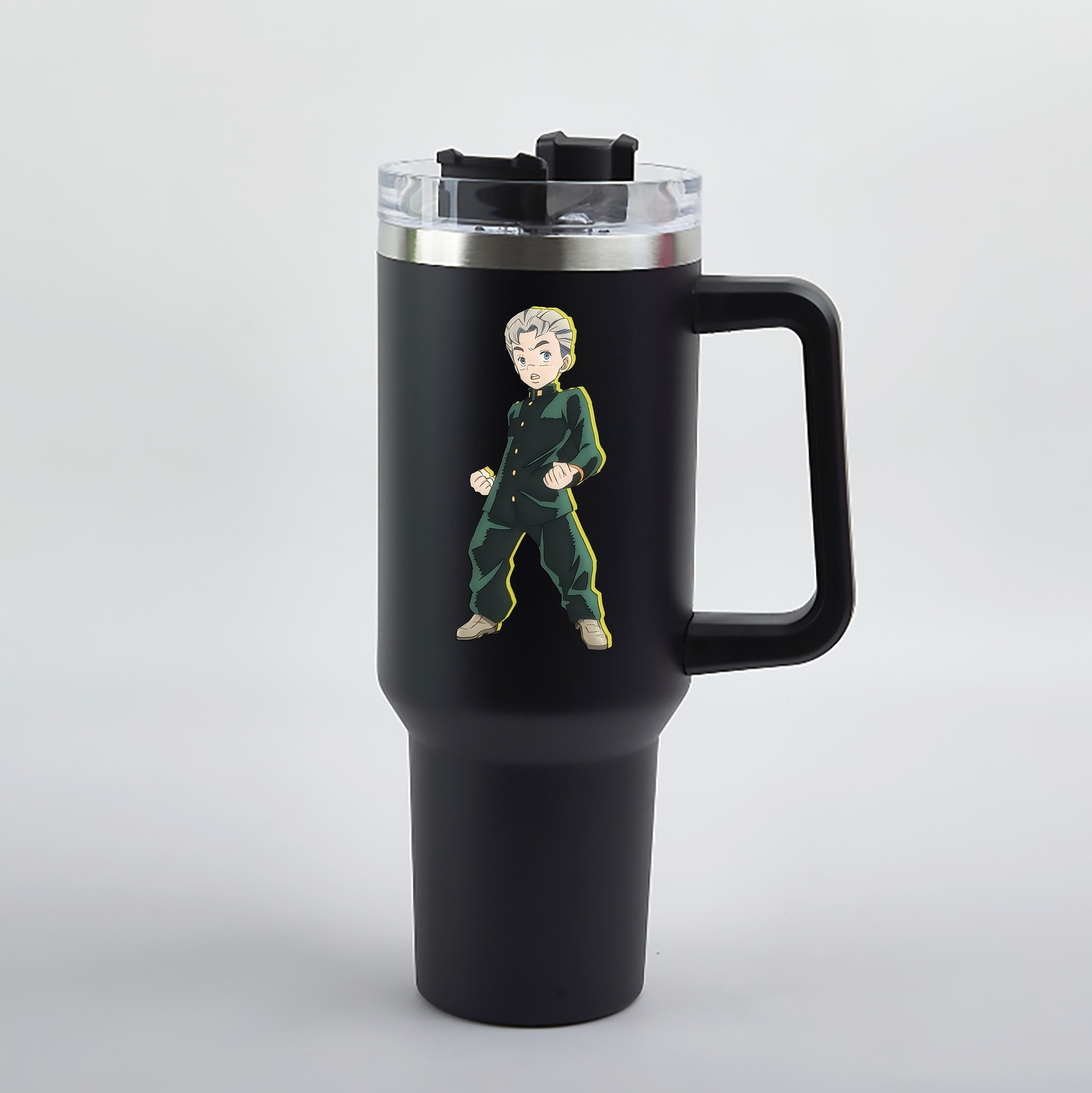 （画像用） ジョジョの奇妙な冒険 広瀨康一 JoJo's Bizarre Adventure Hirose Koichi 1200mL車用タンブラー（カラープリント）