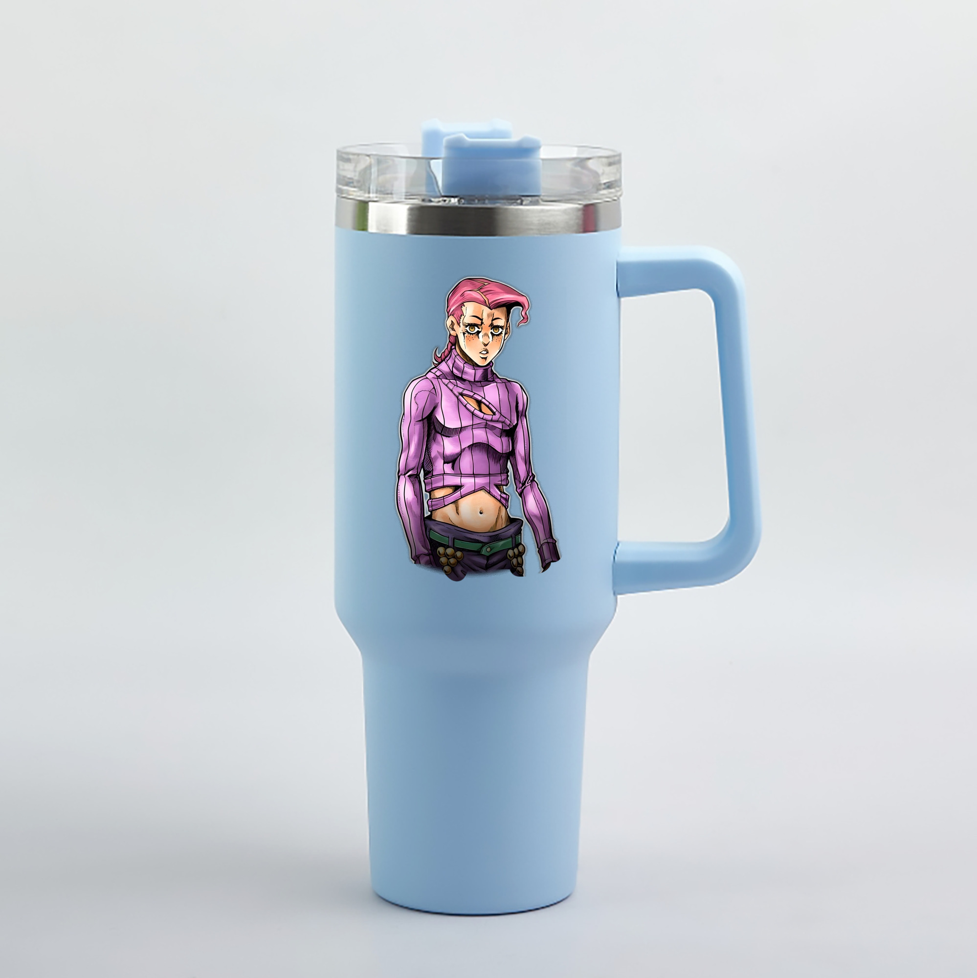 （画像用） ジョジョの奇妙な冒険 ビネガー?ドッピオ JoJo's Bizarre Adventure Vinegar Doppio 1200mL車用タンブラー（カラープリント）