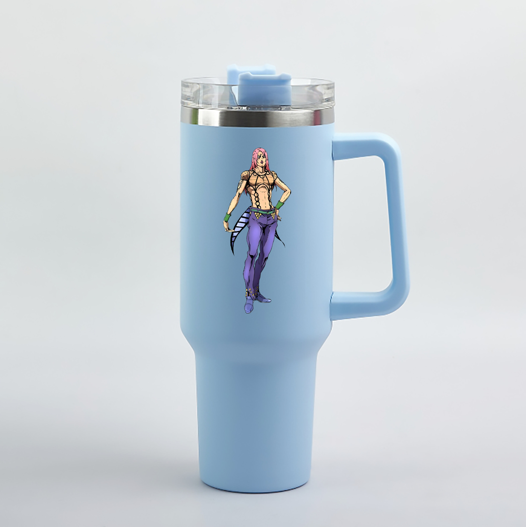 （画像用） ジョジョの奇妙な冒険 ビネガー?ドッピオ JoJo's Bizarre Adventure Vinegar Doppio 1200mL車用タンブラー（カラープリント）