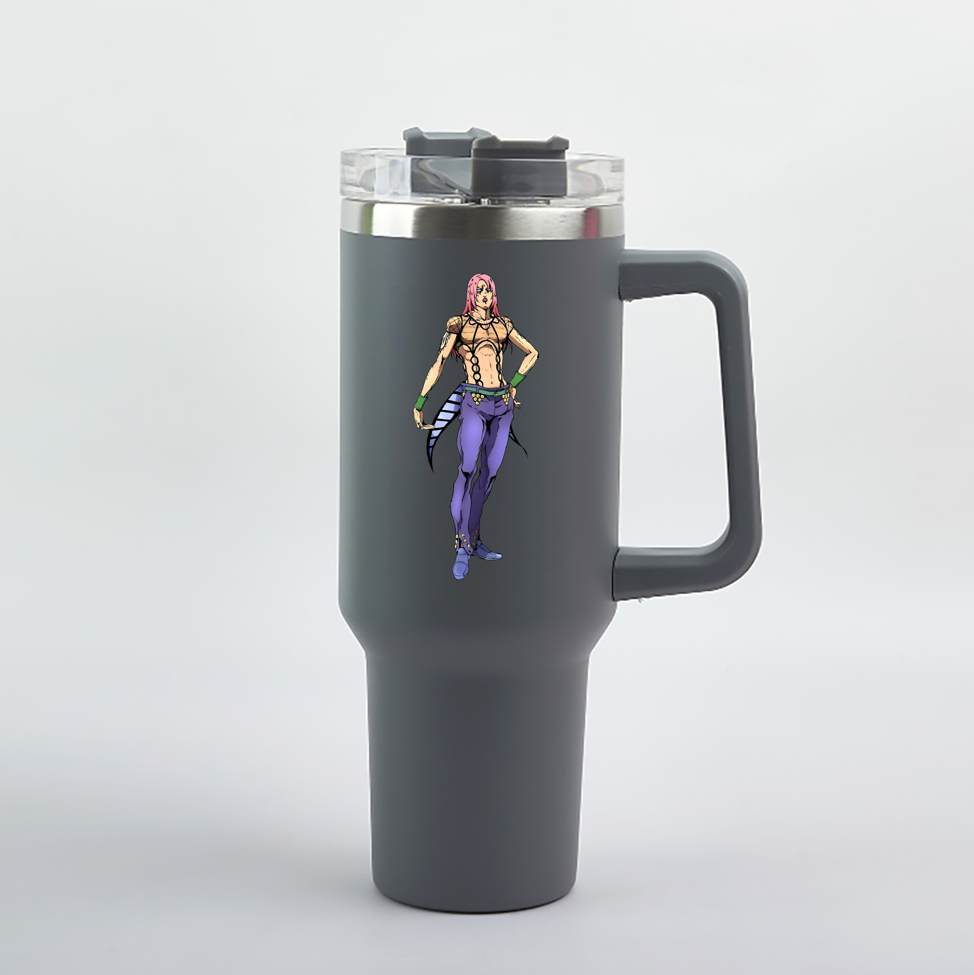 （画像用） ジョジョの奇妙な冒険 ビネガー?ドッピオ JoJo's Bizarre Adventure Vinegar Doppio 1200mL車用タンブラー（カラープリント）
