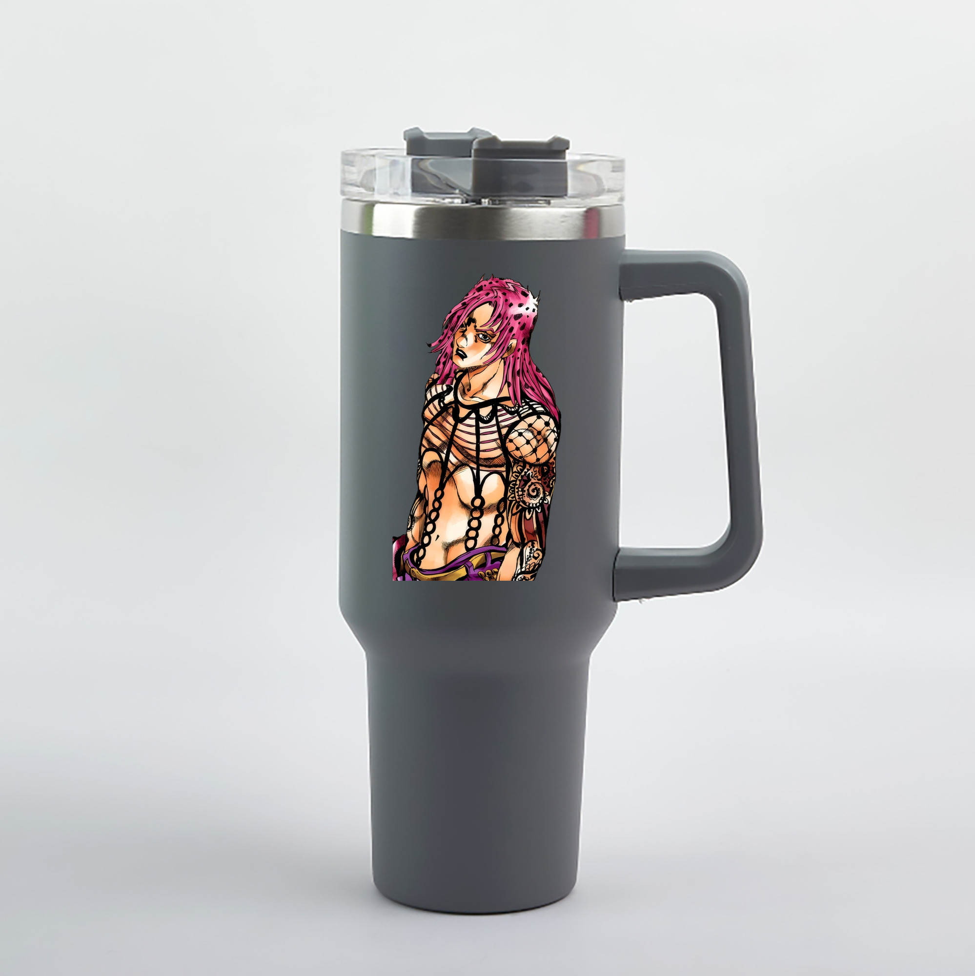 （画像用） ジョジョの奇妙な冒険 ビネガー?ドッピオ JoJo's Bizarre Adventure Vinegar Doppio 1200mL車用タンブラー（カラープリント）