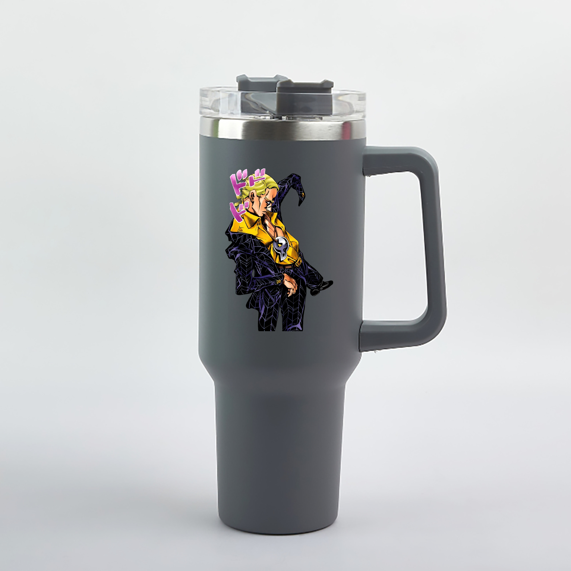 （画像用） ジョジョの奇妙な冒険 プロシュート JoJo's Bizarre Adventure Prosciutto 1200mL車用タンブラー（カラープリント）