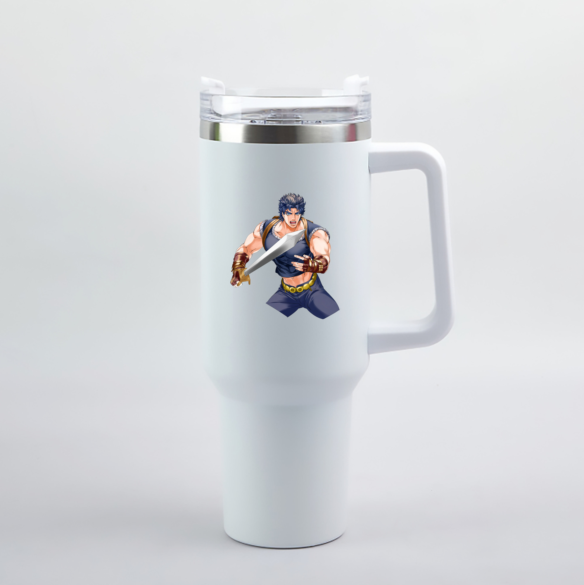 （画像用） ジョジョの奇妙な冒険 /ジョナサン?ジョースター JoJo's Bizarre Adventure Jonathan Joestar 1200mL車用タンブラー（カラープリント）