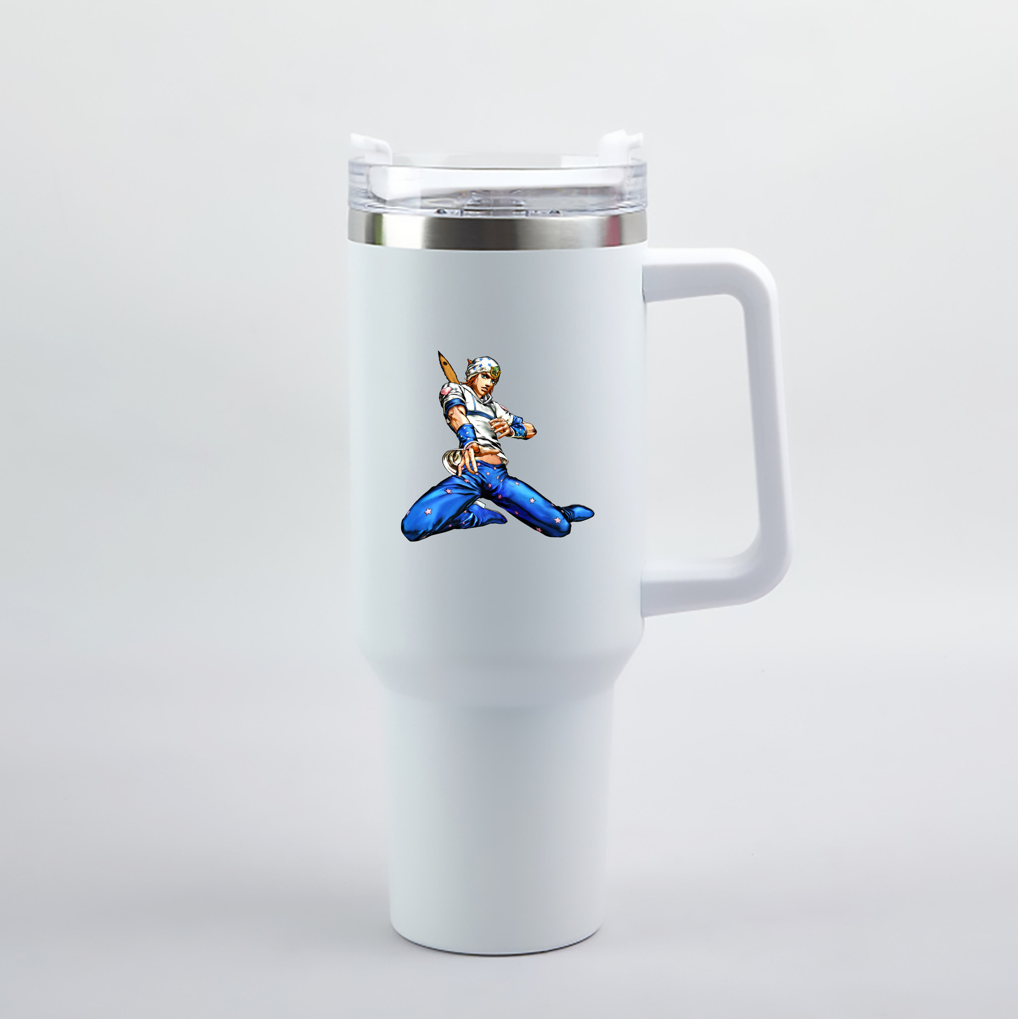 （画像用） ジョジョの奇妙な冒険 ジョナサン?ジョースター JoJo's Bizarre Adventure Jonathan Joestar 1200mL車用タンブラー（カラープリント）