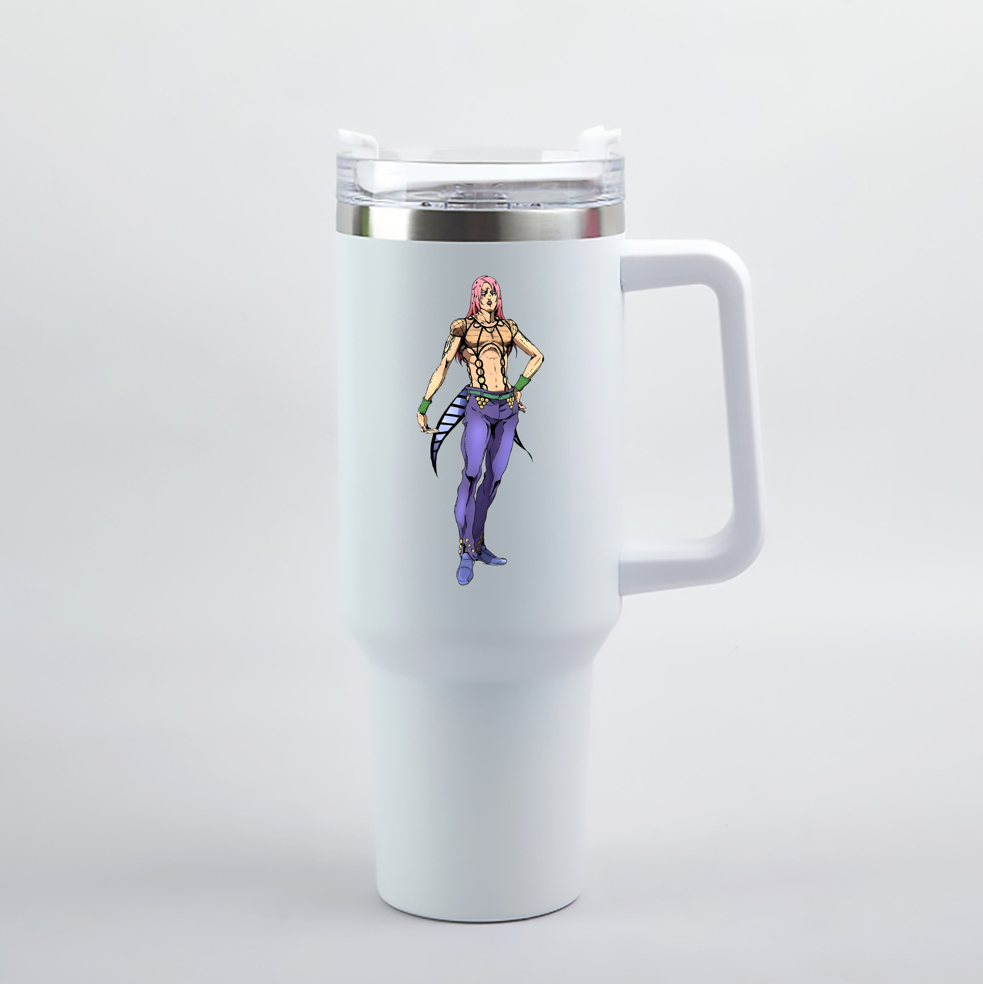 （画像用） ジョジョの奇妙な冒険 ビネガー?ドッピオ JoJo's Bizarre Adventure Vinegar Doppio 1200mL車用タンブラー（カラープリント）