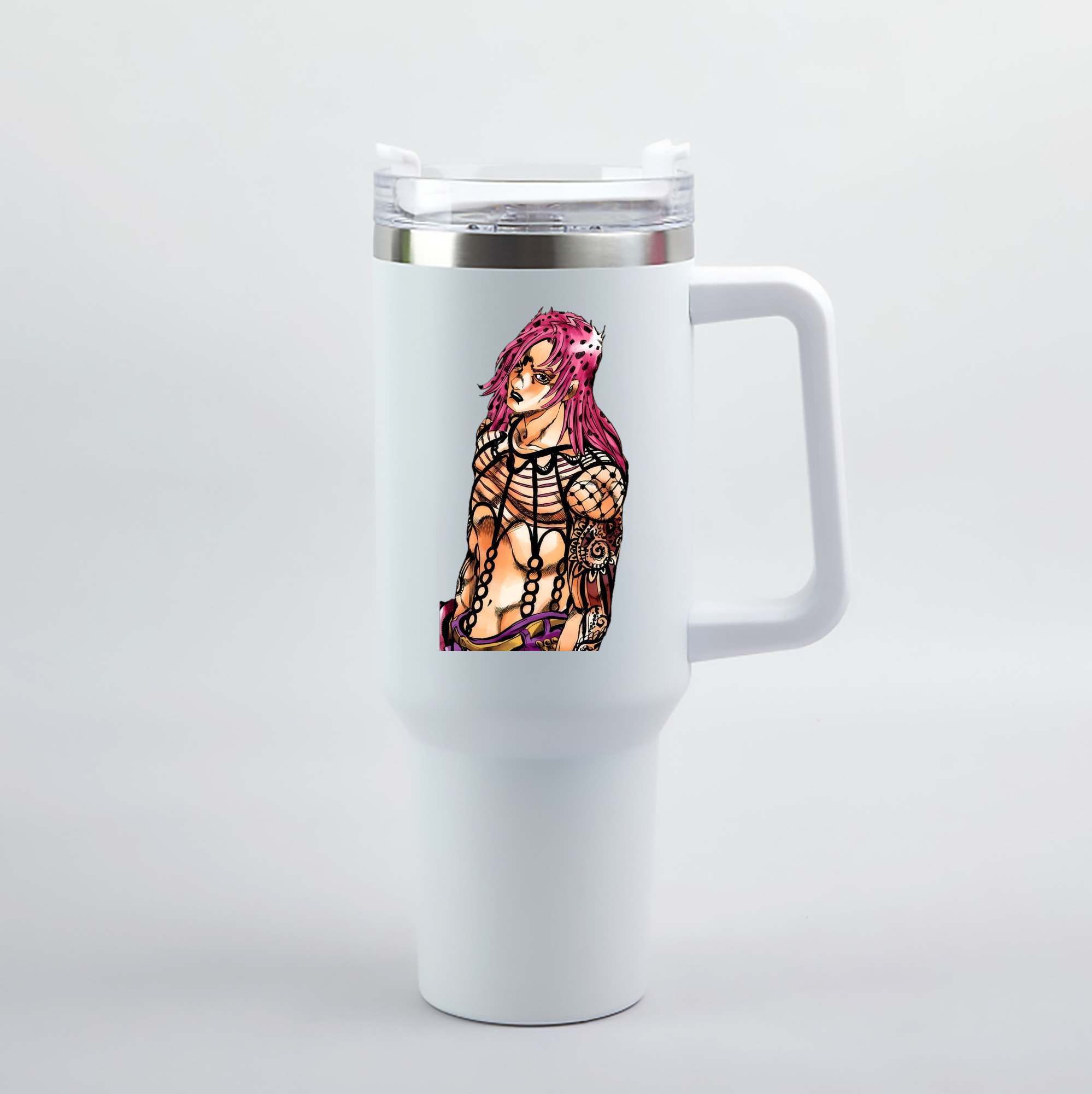 （画像用） ジョジョの奇妙な冒険 ビネガー?ドッピオ JoJo's Bizarre Adventure Vinegar Doppio 1200mL車用タンブラー（カラープリント）