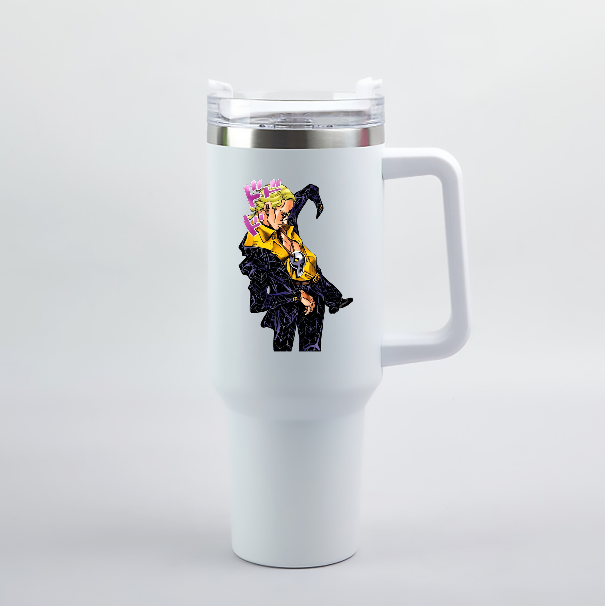 （画像用） ジョジョの奇妙な冒険 プロシュート JoJo's Bizarre Adventure Prosciutto 1200mL車用タンブラー（カラープリント）