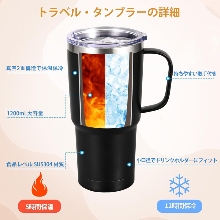 ジョジョの奇妙な冒険 ジャン＝ピエール?ポルナレフ JoJo's Bizarre Adventure Jan Pierre Polnareff 1200mL車用タンブラー（カラープリント）