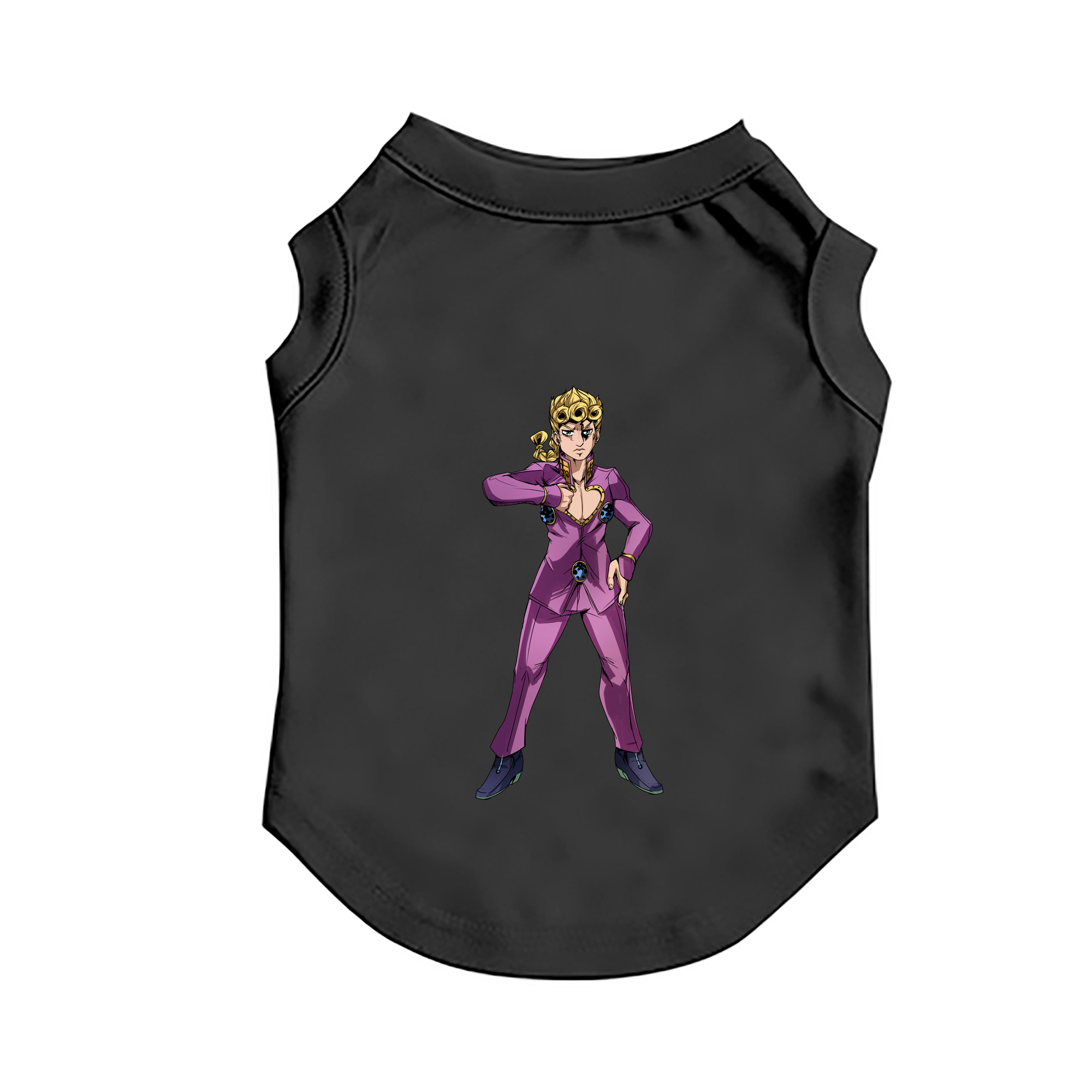 （画像用） ジョジョの奇妙な冒険 ジョルノ?ジョバァーナ JoJo's Bizarre Adventure Giorno Giovanna ペット用ベスト
