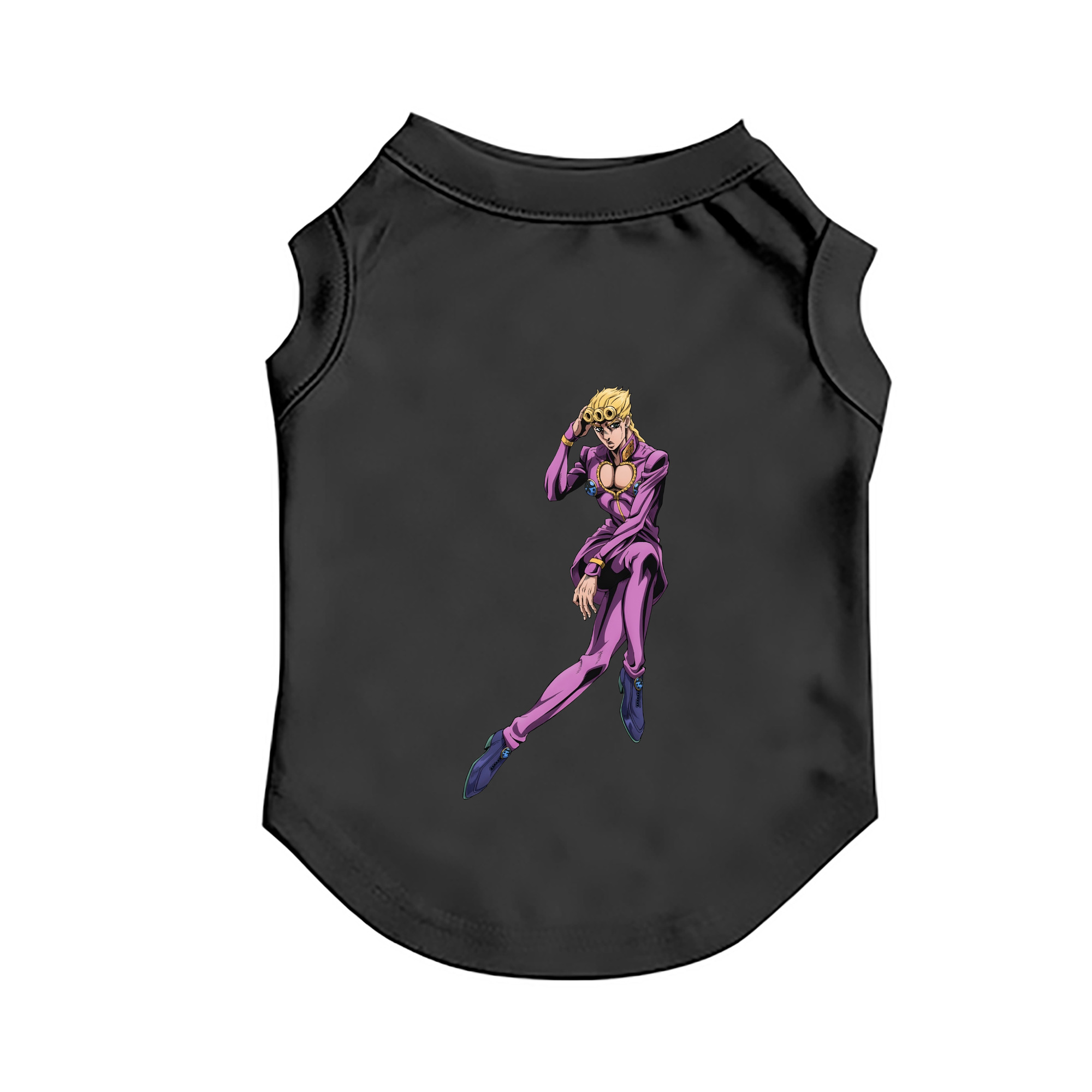 （画像用） ジョジョの奇妙な冒険 ジョルノ?ジョバァーナ JoJo's Bizarre Adventure Giorno Giovanna ペット用ベスト