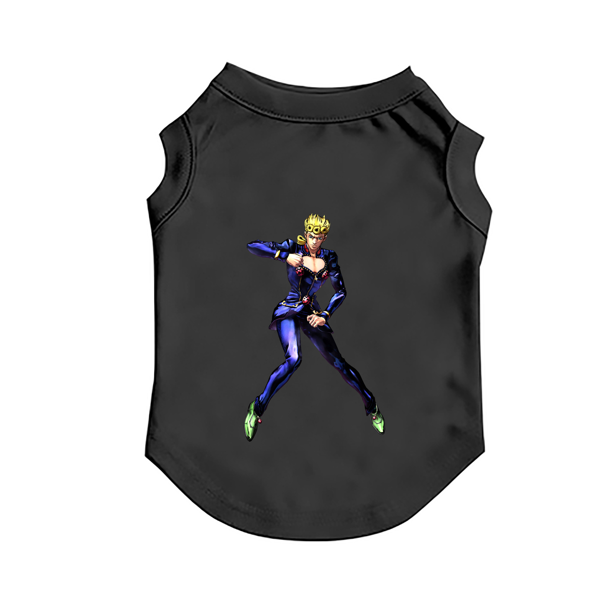（画像用） ジョジョの奇妙な冒険 ジョルノ?ジョバァーナ JoJo's Bizarre Adventure Giorno Giovanna ペット用ベスト