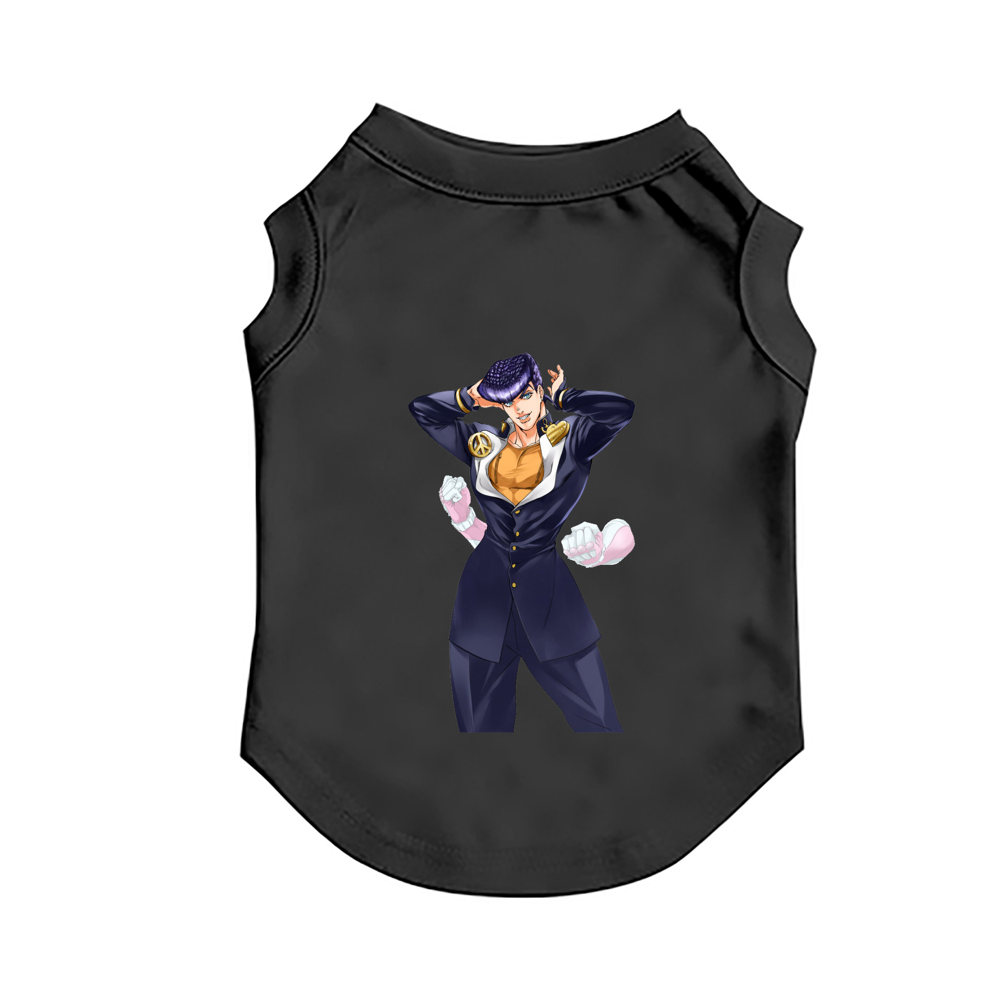 （画像用） ジョジョの奇妙な冒険 ひがしかた じょうすけ JoJo's Bizarre Adventure Higashikata Josuke ペット用ベスト